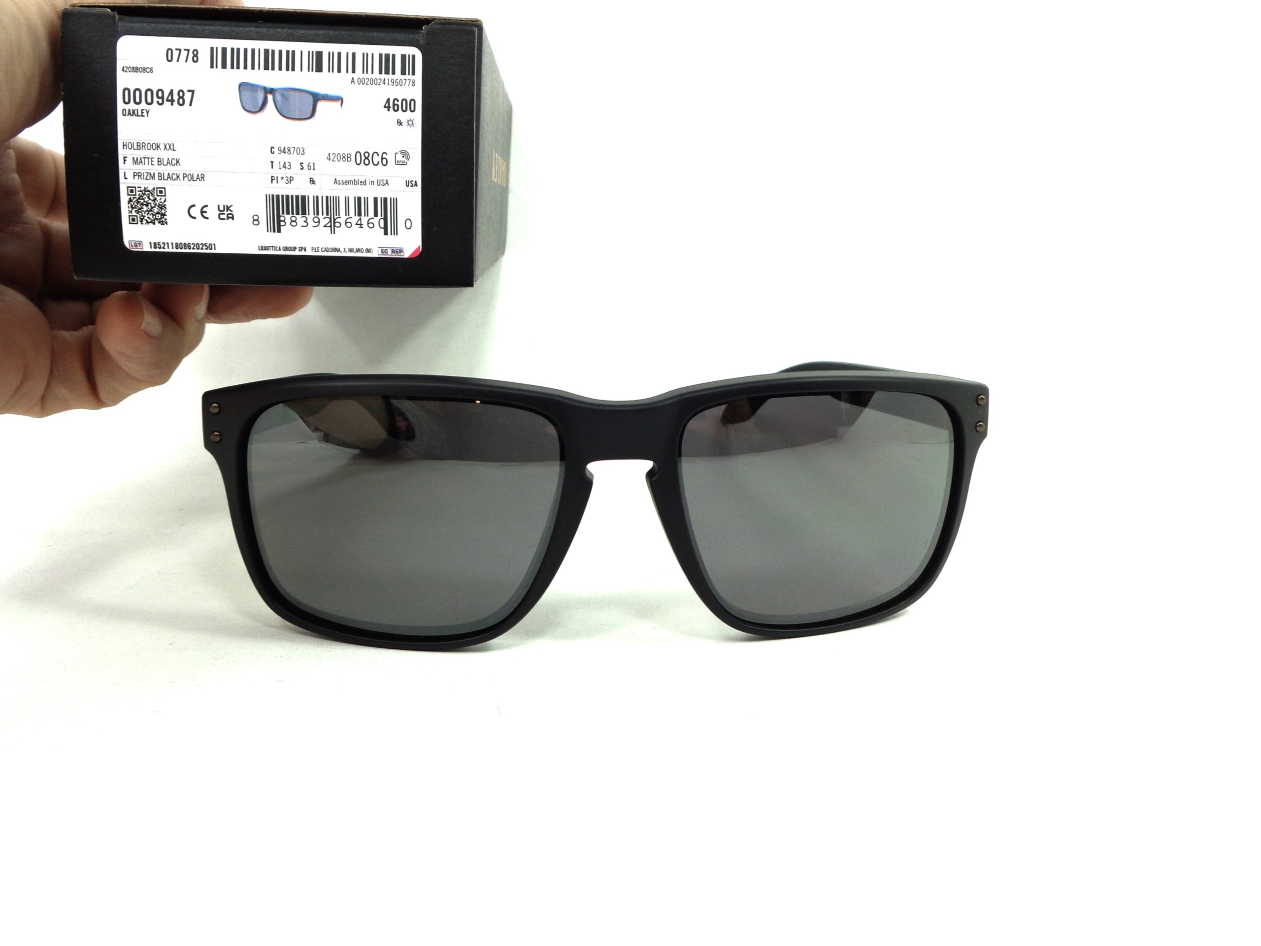OAKLEY - Holbrook XXL 9487 03 Cycling Sport Racing Prizm Black Polarizzato 948703