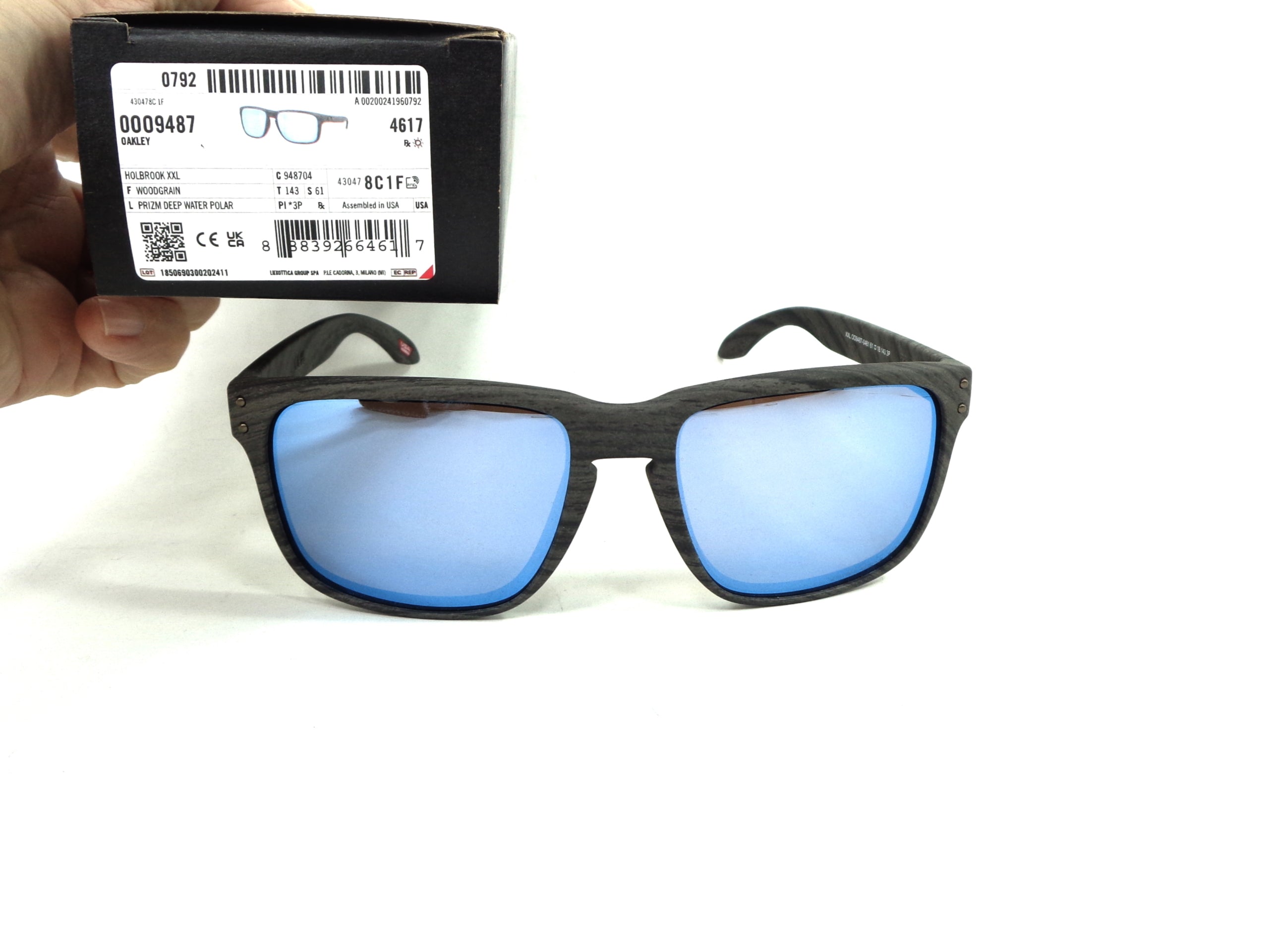 OAKLEY - Holbrook XXL 9487 04 Cycling Sport Racing Prizm Deep Water Polarizzato 948704