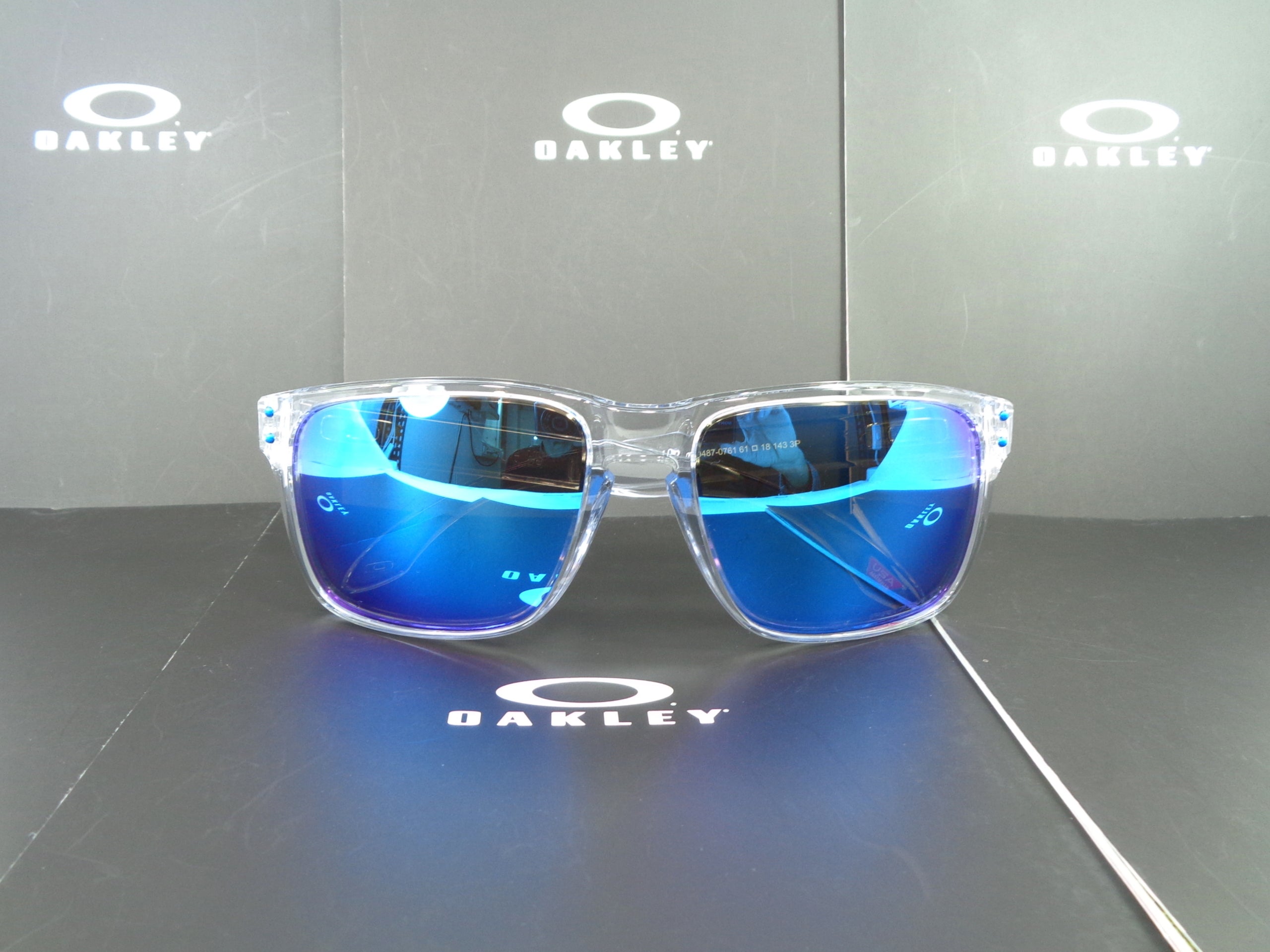 OAKLEY - Holbrook XXL 9487 07 Cycling Sport Racing Prizm Sapphire Polarizzato 948707