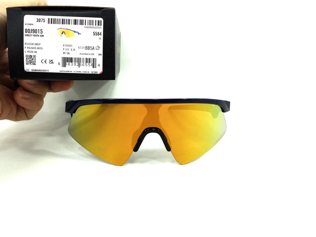 OAKLEY - Resistor Sweep  9015 05  Prizm 24K  Cycling Sport Racing OJ 901505 Youth Junior