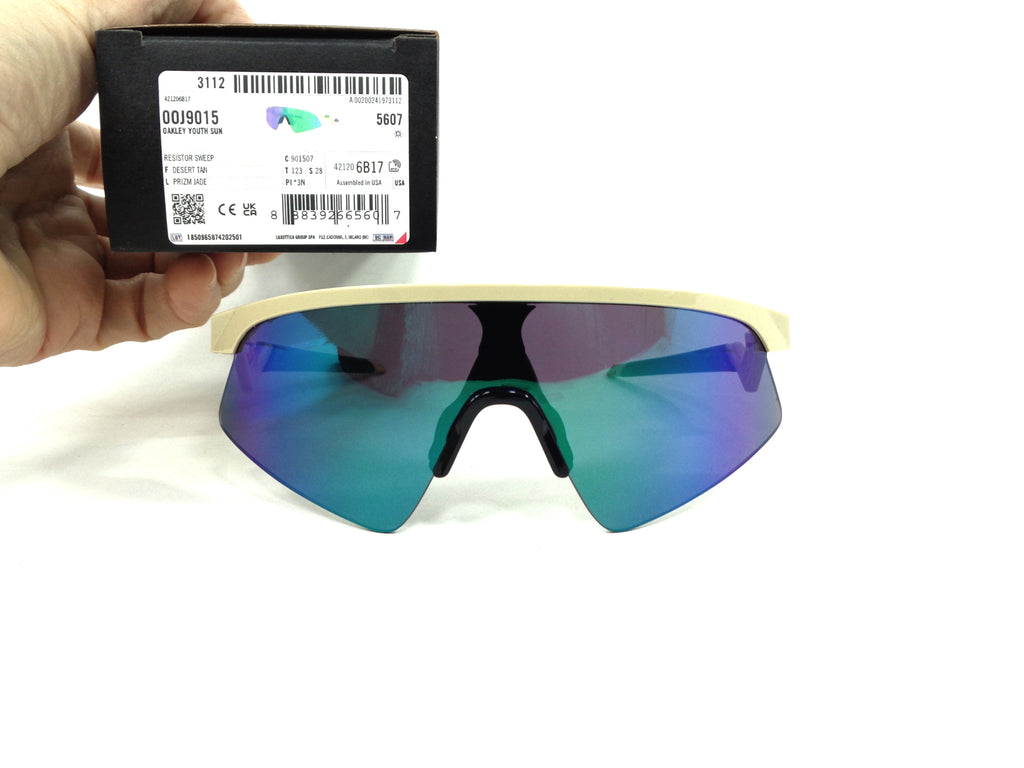OAKLEY - Resistor Sweep  9015 07  Prizm Jade Cycling Sport Racing OJ 901507 Youth Junior