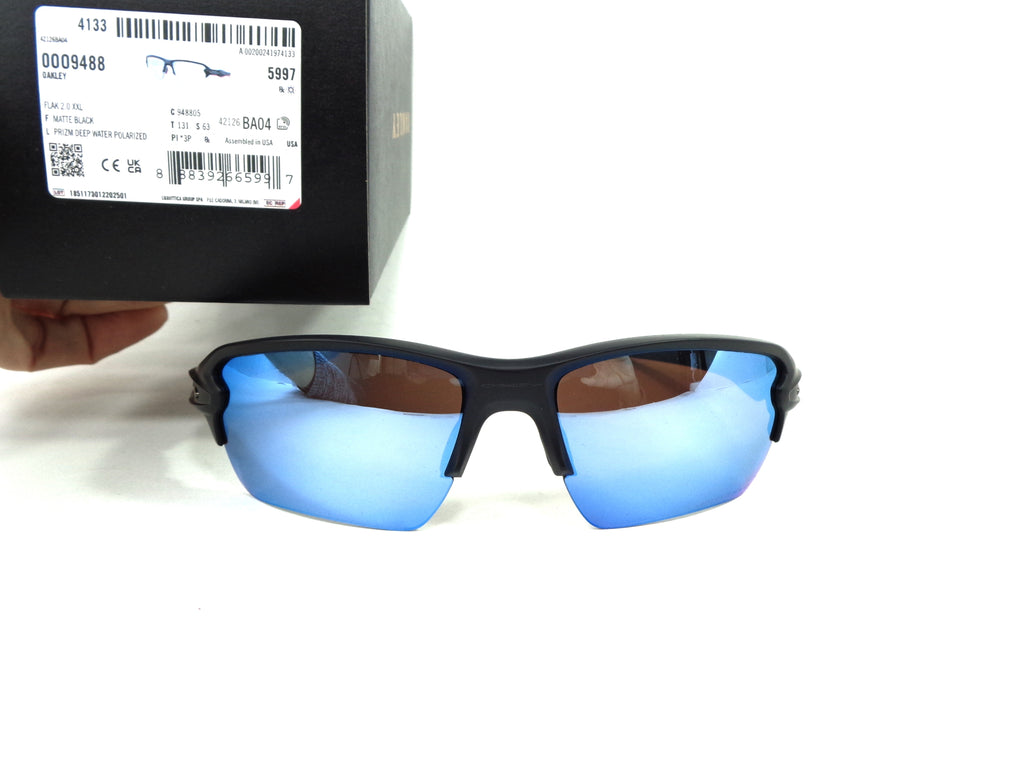 OAKLEY - Flak 2.0 XXL 9488 05  Cycling Sport Racing Prizm Deep Water Polarizzato 948805