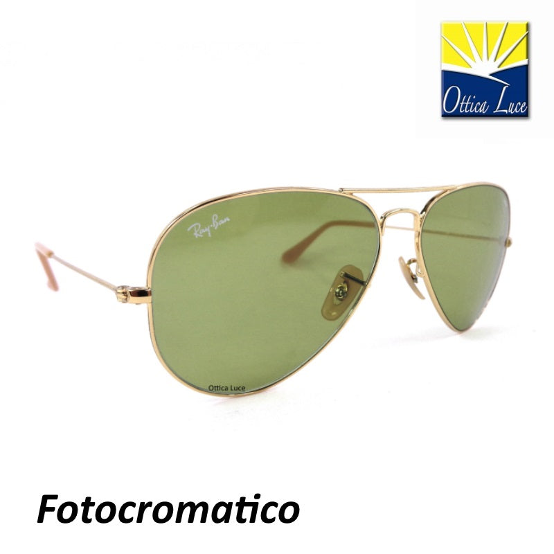 RAY BAN - Aviator Evolve Large Metal 3025 9064/4C Verde Fotocromatico