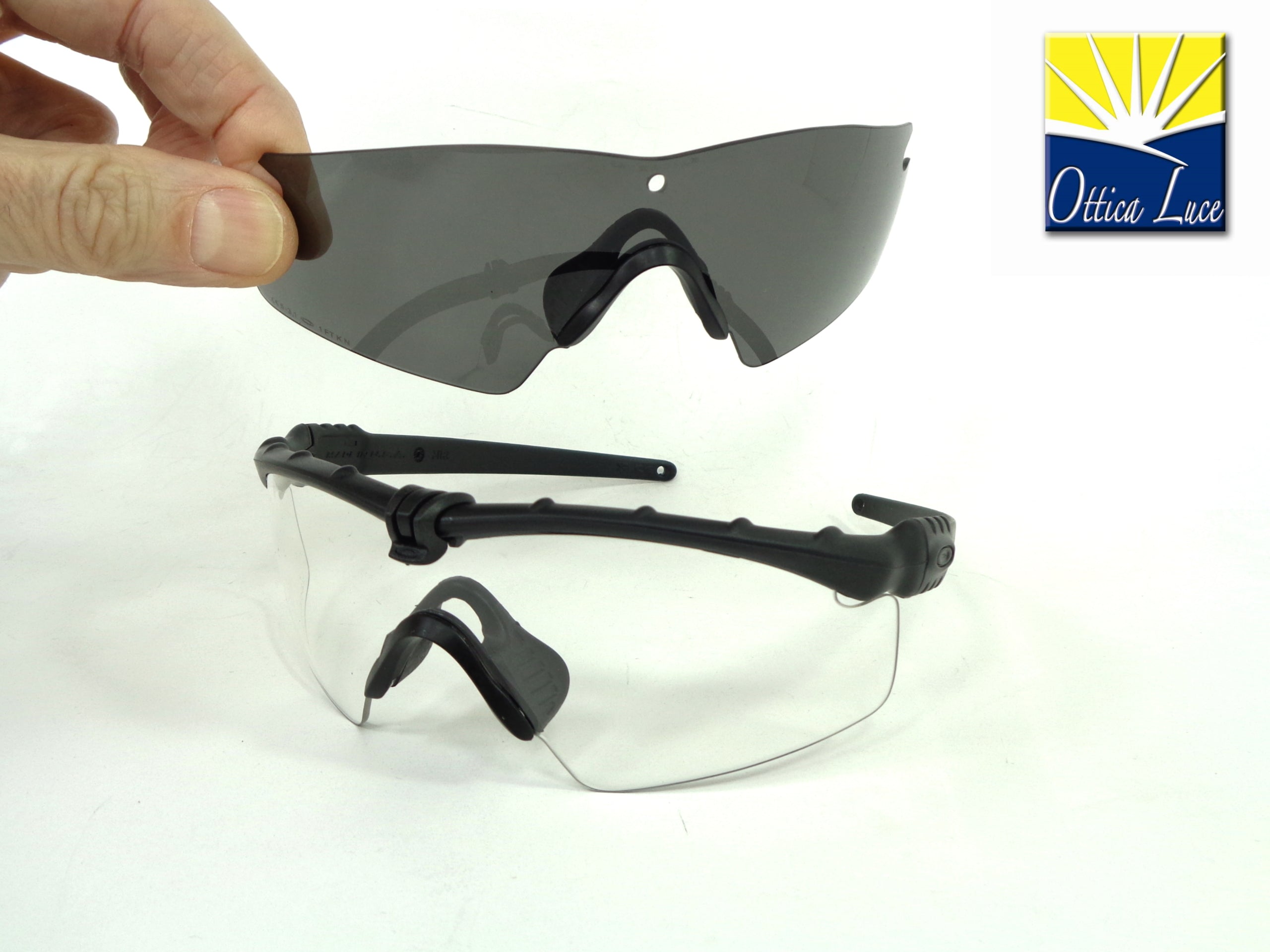 OAKLEY -Si Ballistic M Frame 3.0 9146 37 Clear Grey Shooting 914637 Softair Military