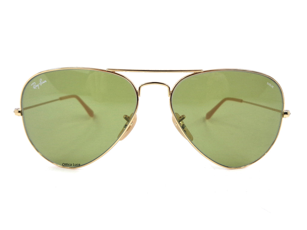 RAY BAN - Aviator Evolve Large Metal 3025 9064/4C Verde Fotocromatico