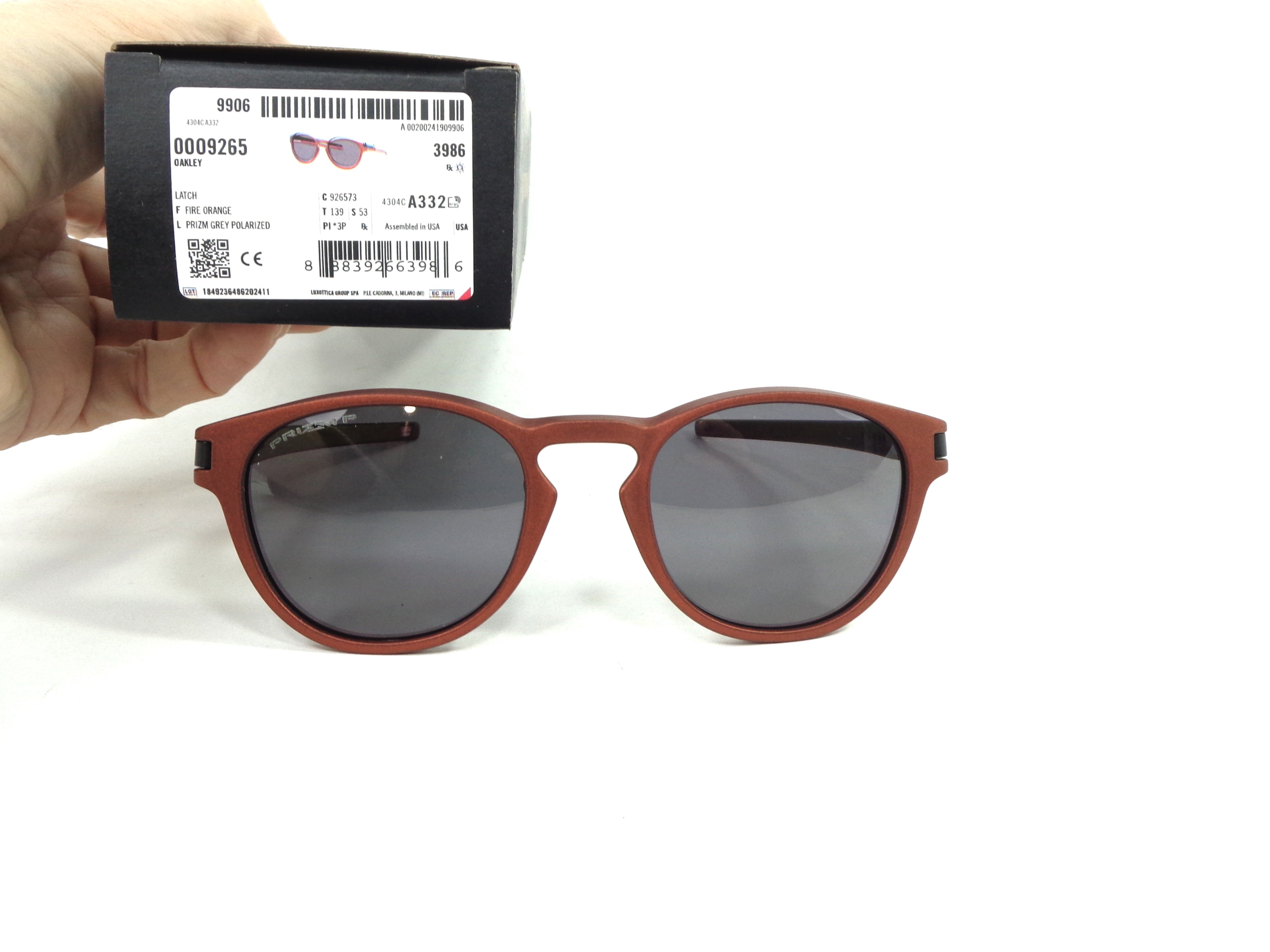 OAKLEY - Latch 9265 73  Cycling Sport Racing Prizm Grey Polarizzato 926573