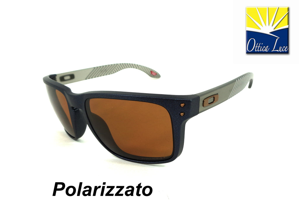 OAKLEY - Holbrook XL 9417 49  Blue Steel  Cycling Sport Racing Prizm Bronze Polarizzato 941749
