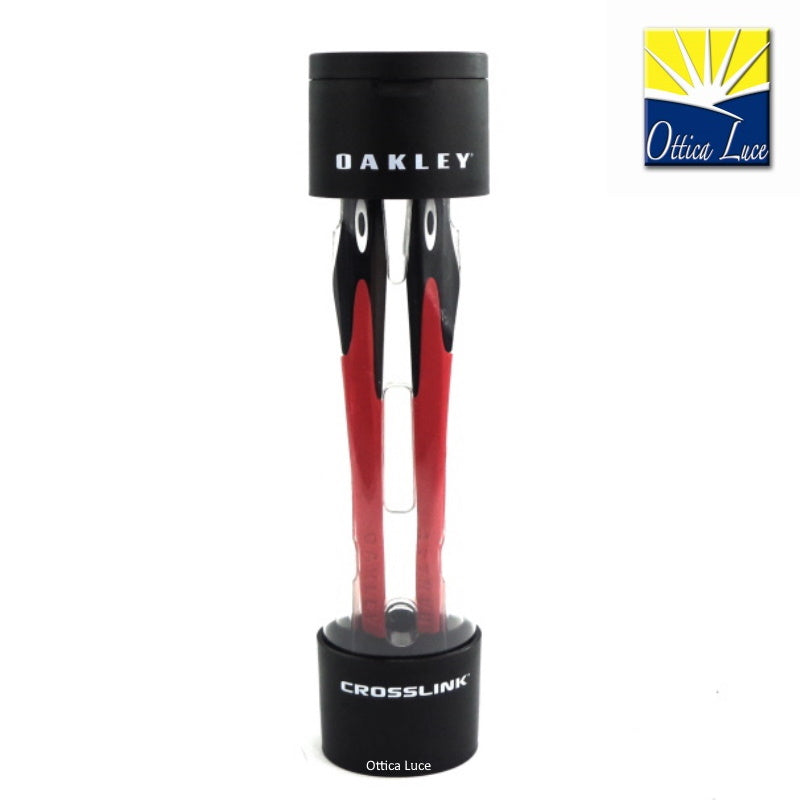 Aste ricambio OAKLEY CROSSLINK black / red per modelli 8027 - 8030 - 8031 - 8090