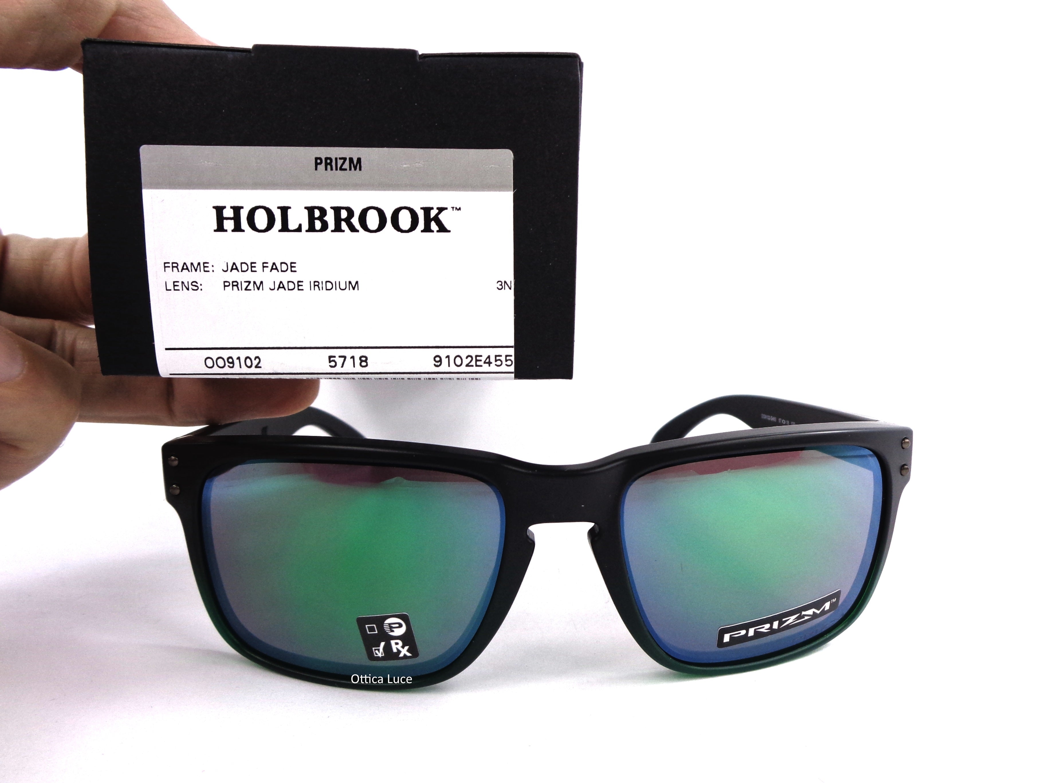 OAKLEY - Holbrook 9102 E4 Cycling Sport Racing Prizm Jade Iridium 9102E4