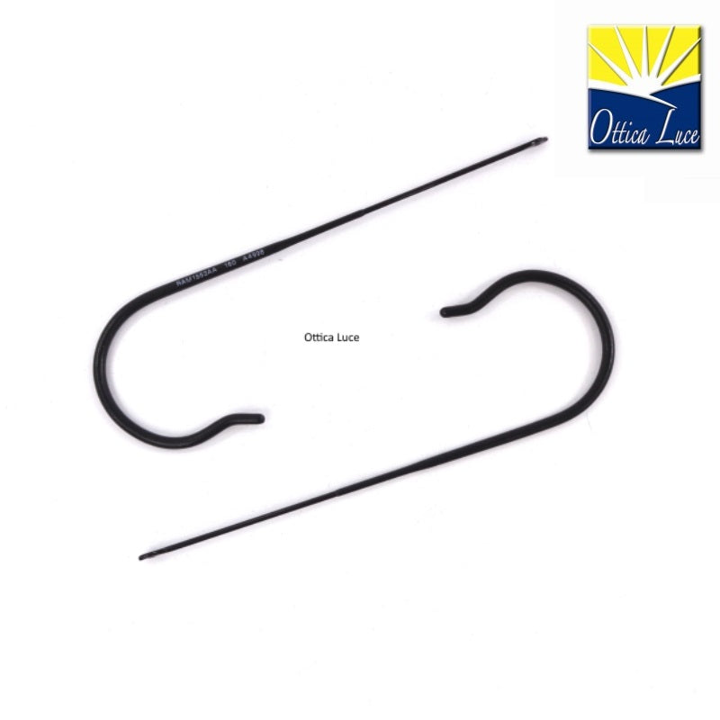 Aste ricambio Ray Ban 3030 3138 3025 Aviator Outdoorsman Shooter Nero Black Riccio