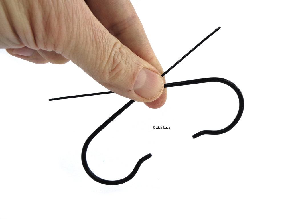 Aste ricambio Ray Ban 3030 3138 3025 Aviator Outdoorsman Shooter Nero Black Riccio