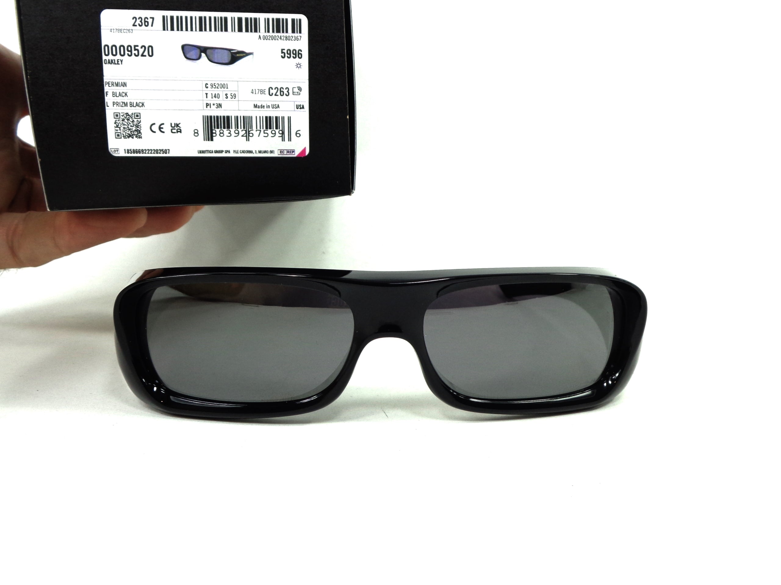 OAKLEY - Permian  9520 01  Cycling Sport Racing  Prizm Black 952001