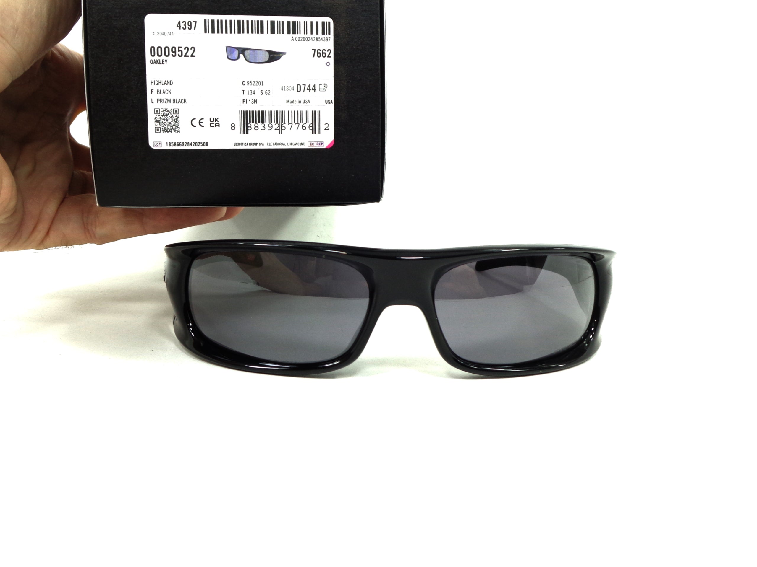 OAKLEY - Highland  9522 01  Cycling Sport Racing  Prizm Black 952201