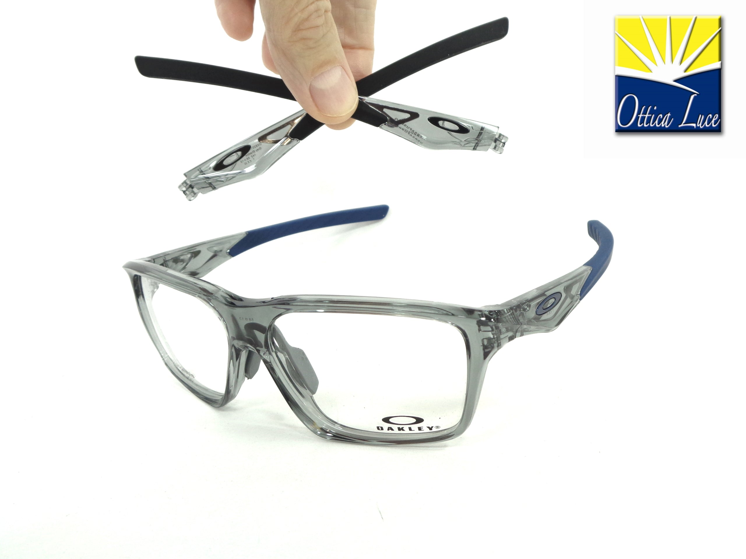 Occhiali da Vista OAKLEY - Oakley Versafuse SQ 8201 03 calibro 58  Doppia Asta 820103