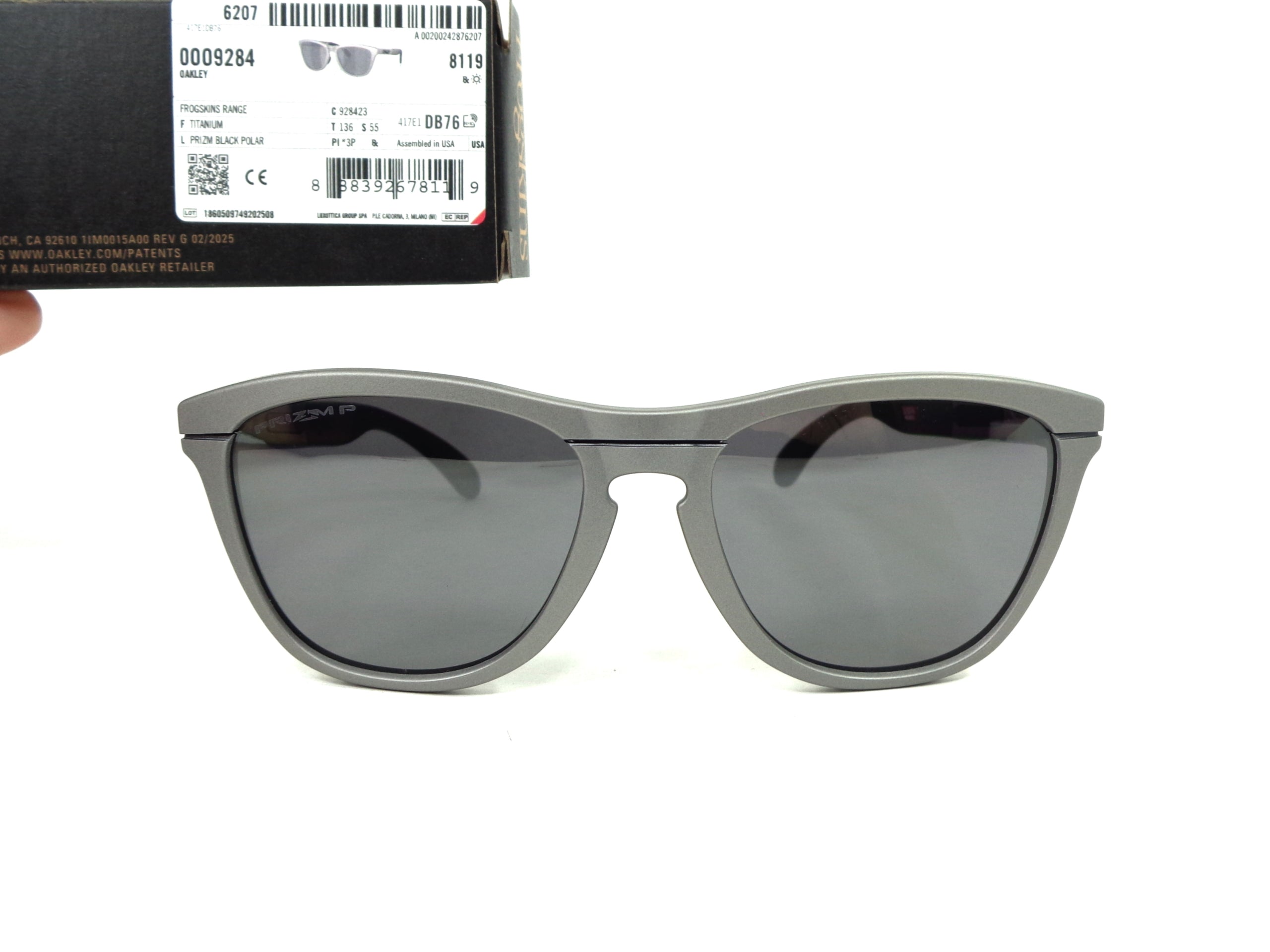 OAKLEY - Frogskins Range 9284 23  Cycling Sport Racing Prizm Black Polarizzato 928423