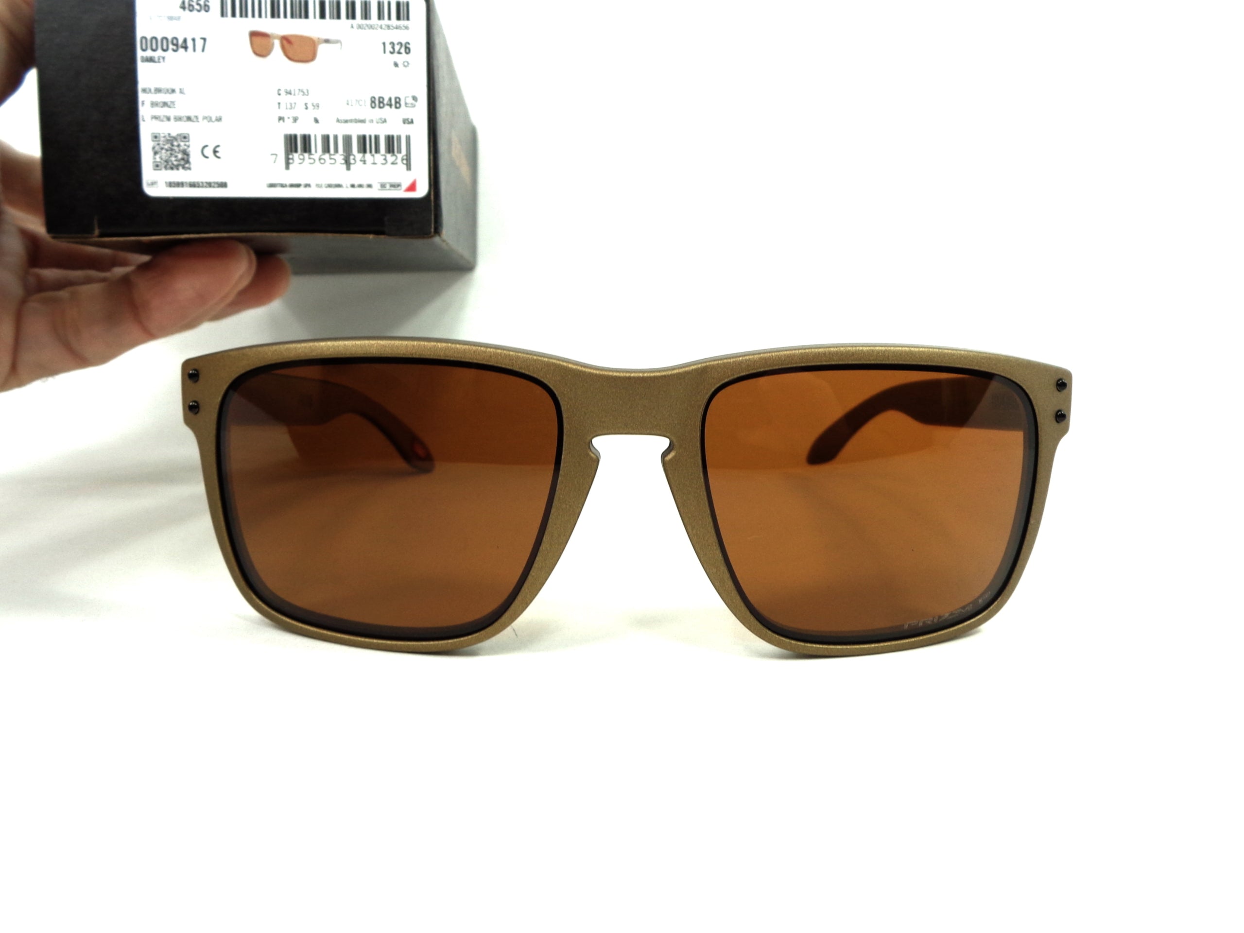OAKLEY - Holbrook XL 9417 53  Bronze Cycling Sport Racing Prizm Bronze Polarizzato 941753