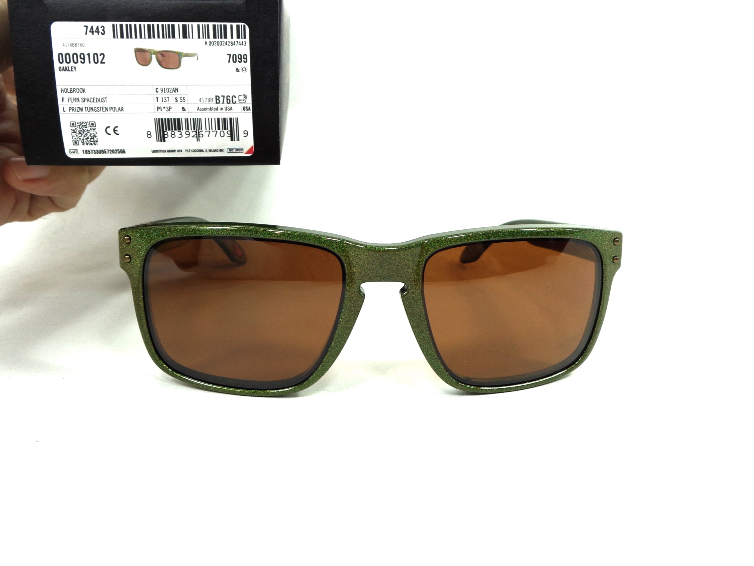 OAKLEY - Holbrook 9102 AN  Cycling Sport Racing Prizm Tungsten Polarizzato 9102AN