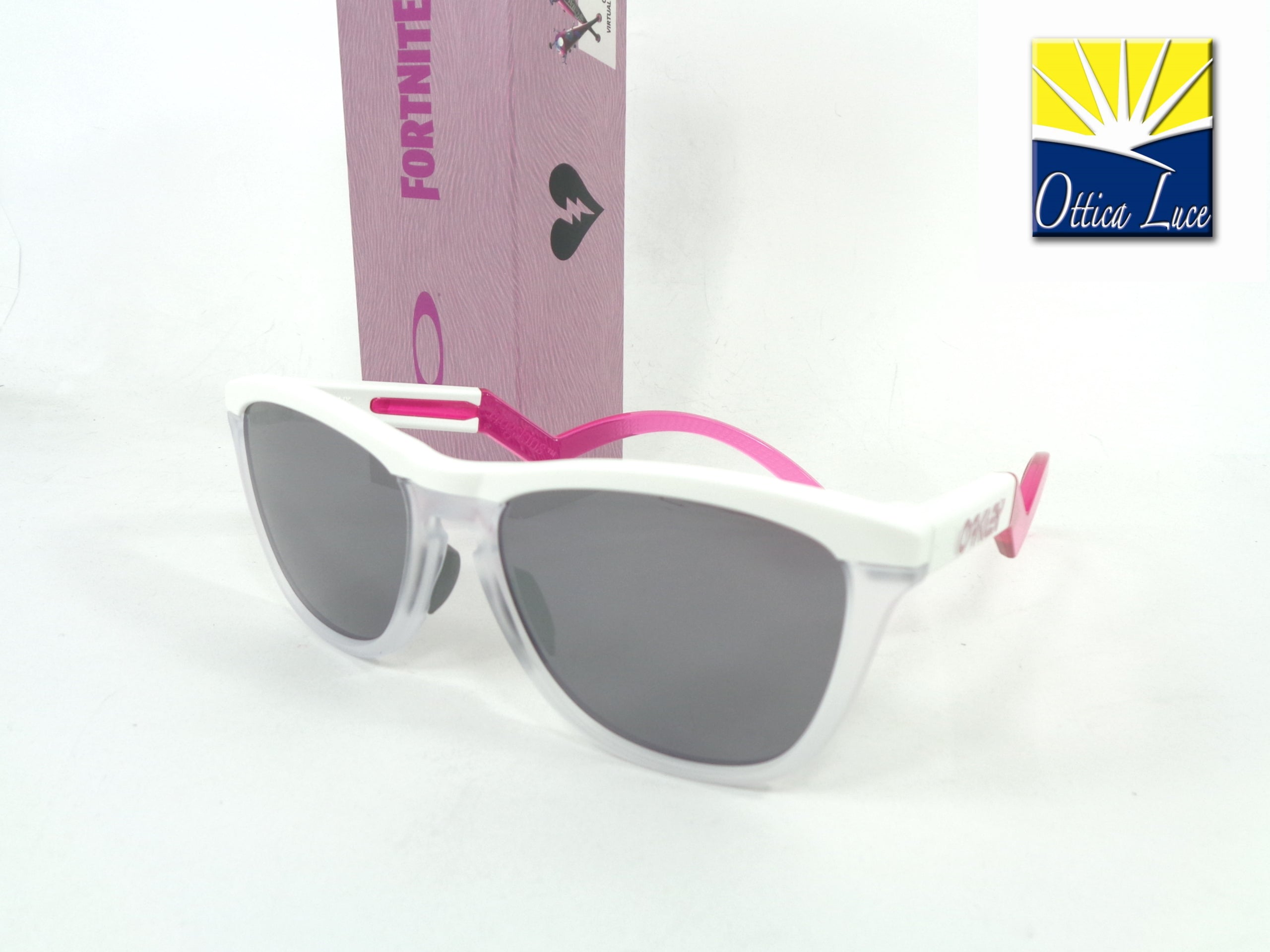 OAKLEY - Frogskins Hybrid 9289 10 Serie Speciale Fortnite Cycling Sport Racing Prizm  Black 928910
