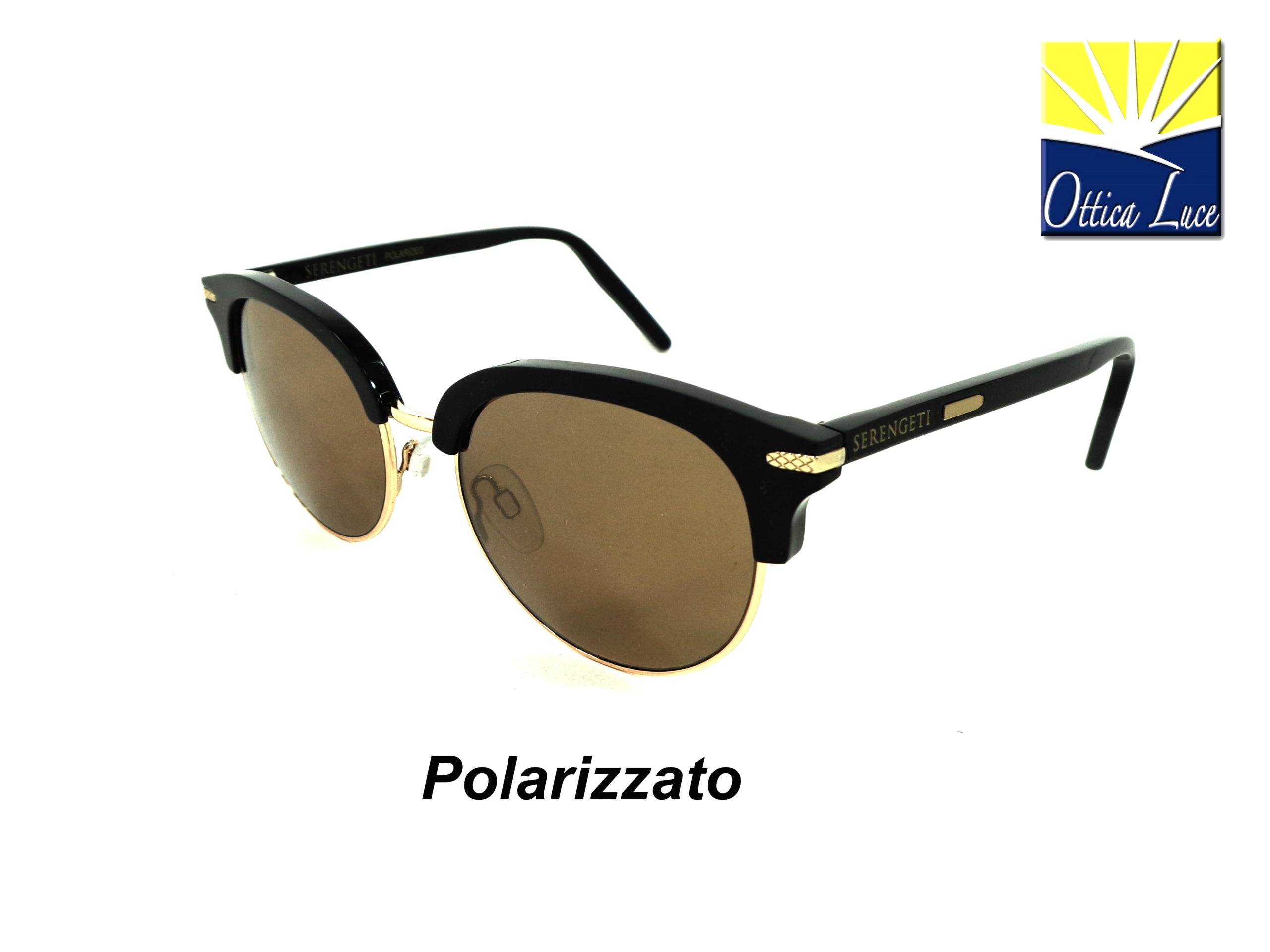 SERENGETI - Aurora 8939 S   Polarizzato Shiny Black Gold Sport Racing Driving 8939S