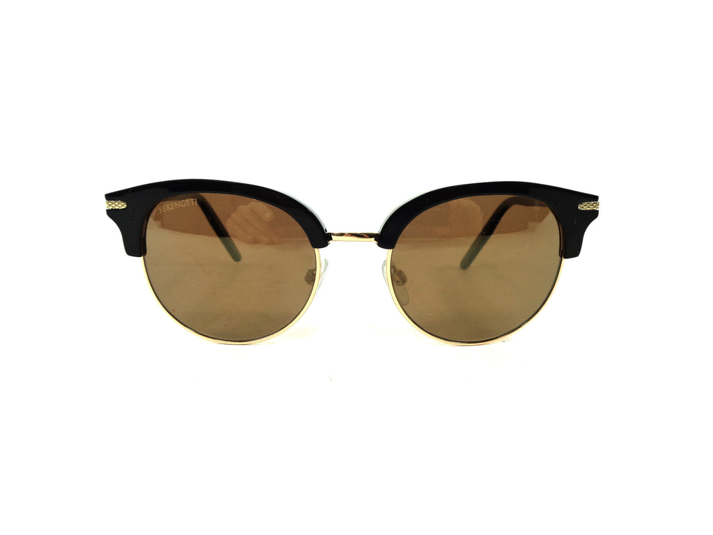 SERENGETI - Aurora 8939 S   Polarizzato Shiny Black Gold Sport Racing Driving 8939S
