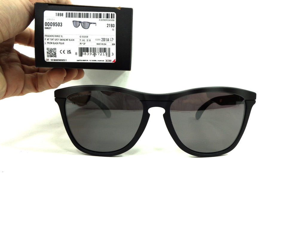 OAKLEY - Frogskins Range XL  9503 08  Cycling Sport Racing Prizm Black Polarizzato 950308