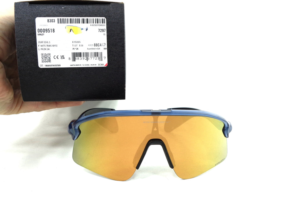 OAKLEY  Stunt Devil S  9518 05  Prizm 24K Sport Racing Cycling 951805