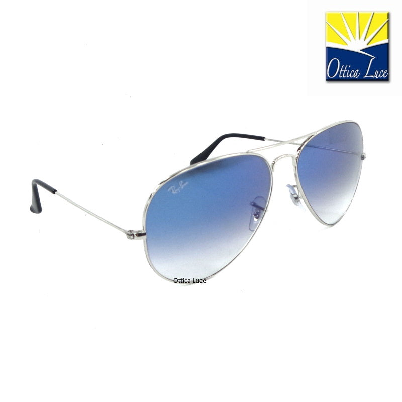 RAY BAN - Aviator Gradient Large Metal 3025 003/3F 0033F Calibro Grande 62