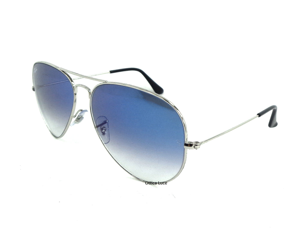 RAY BAN - Aviator Gradient Large Metal 3025 003/3F 0033F Calibro Grande 62