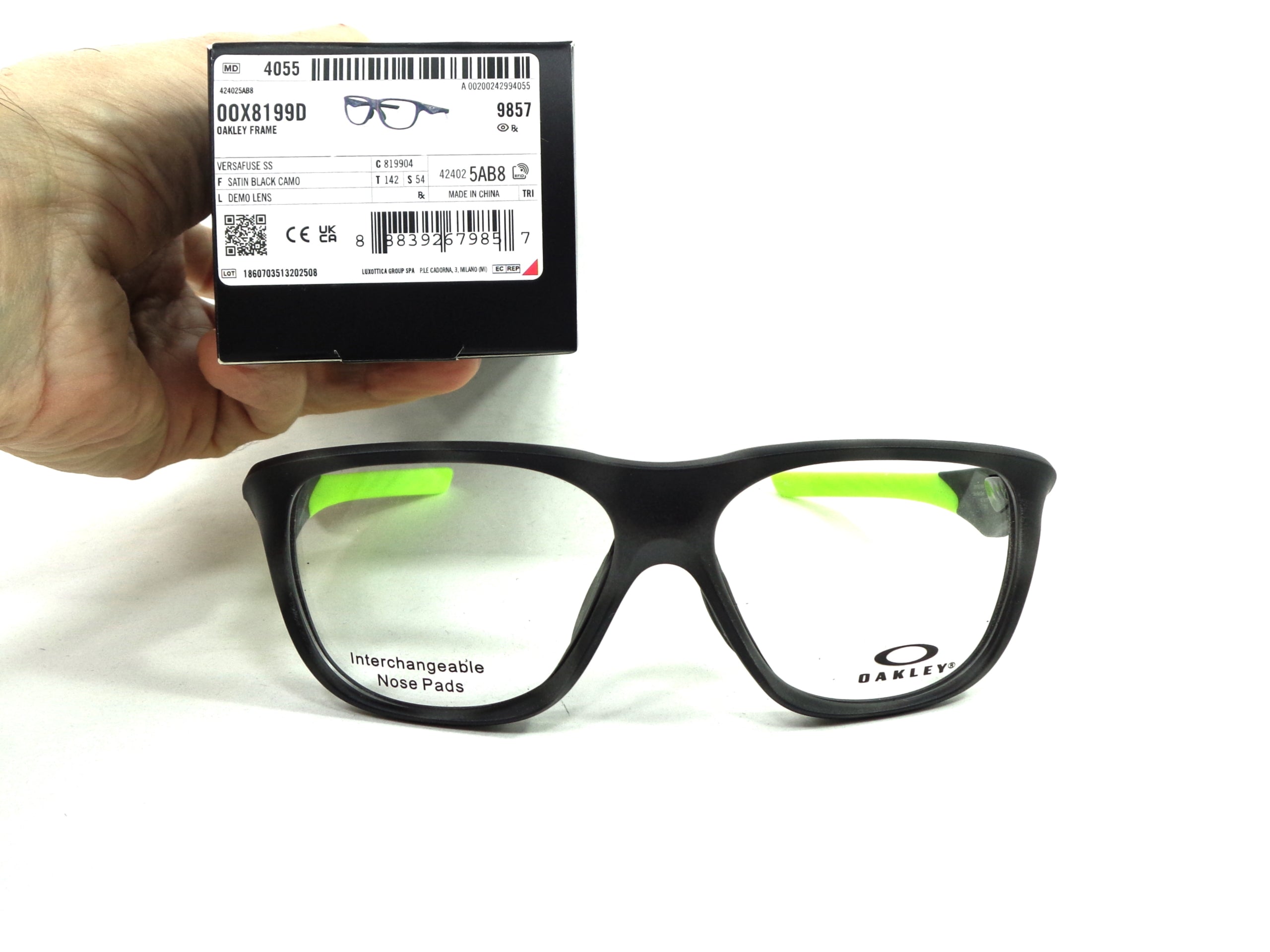 Occhiali da Vista OAKLEY - Oakley Versafuse SS 8199D 04  calibro 54  Doppia Asta 819904