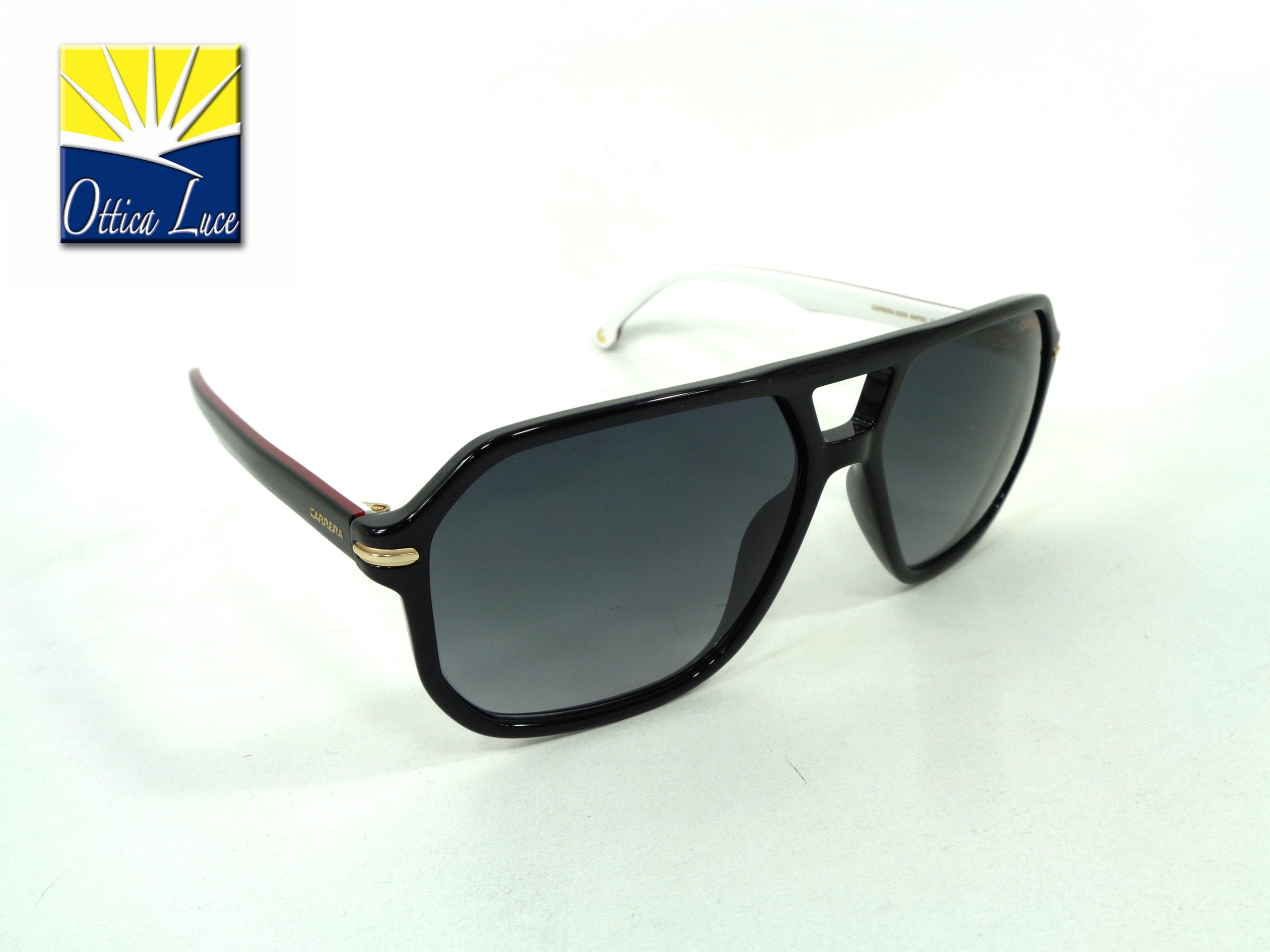 CARRERA - 302/S M4P9O  Black/White/Red  Vintage  302S M4P9O