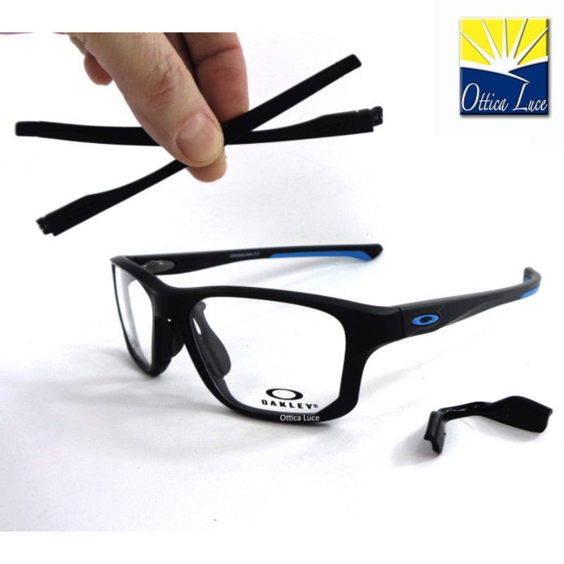Occhiali da Vista OAKLEY - CROSSLINK FIT 8136 01 Sports Surfing Racing Cycling Eyewear Calibro 53 813601