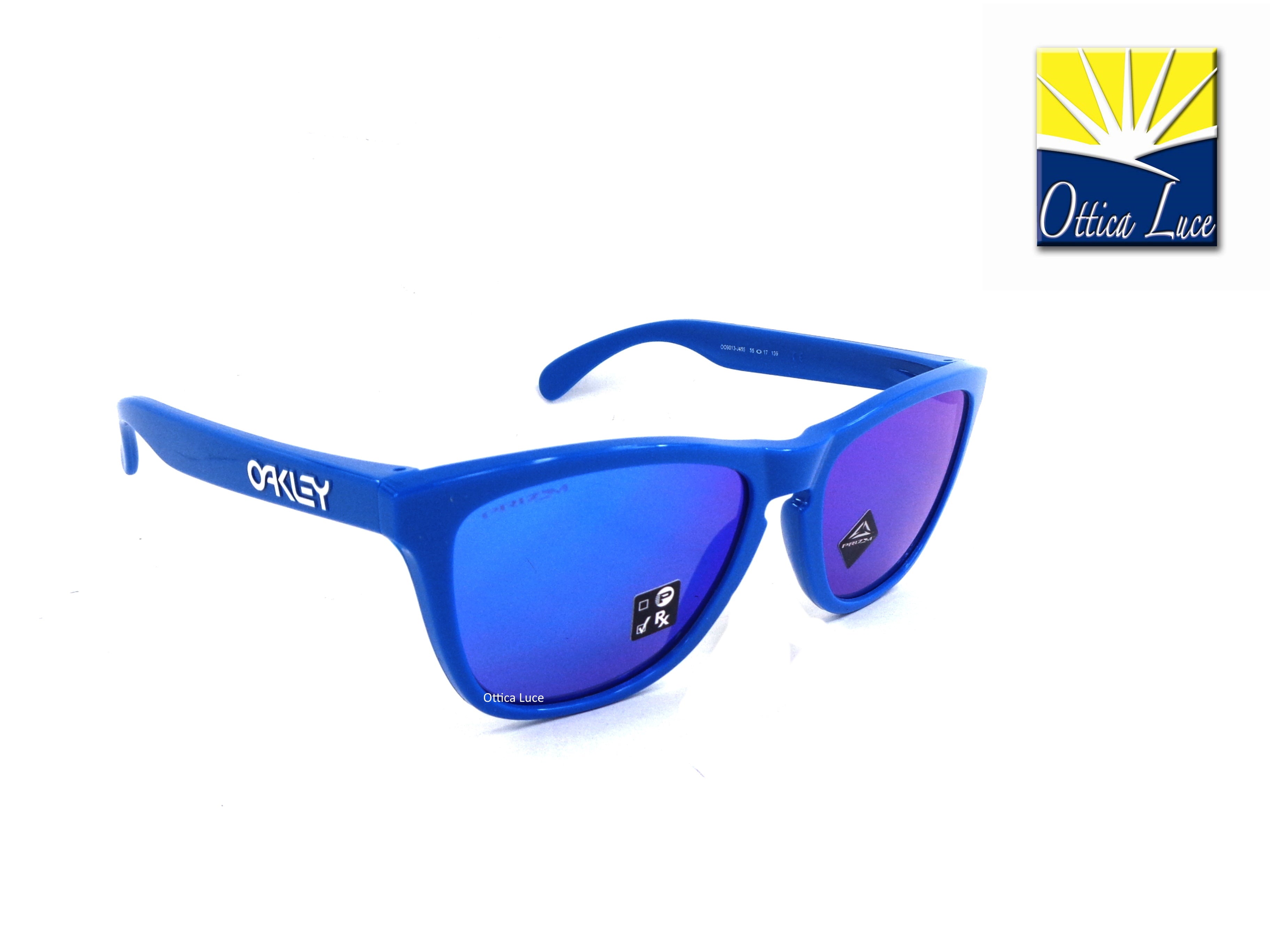 OAKLEY - Frogskins 9013 J4 Cycling Sport Racing Prizm Sapphire 9013J4 Origins Collection