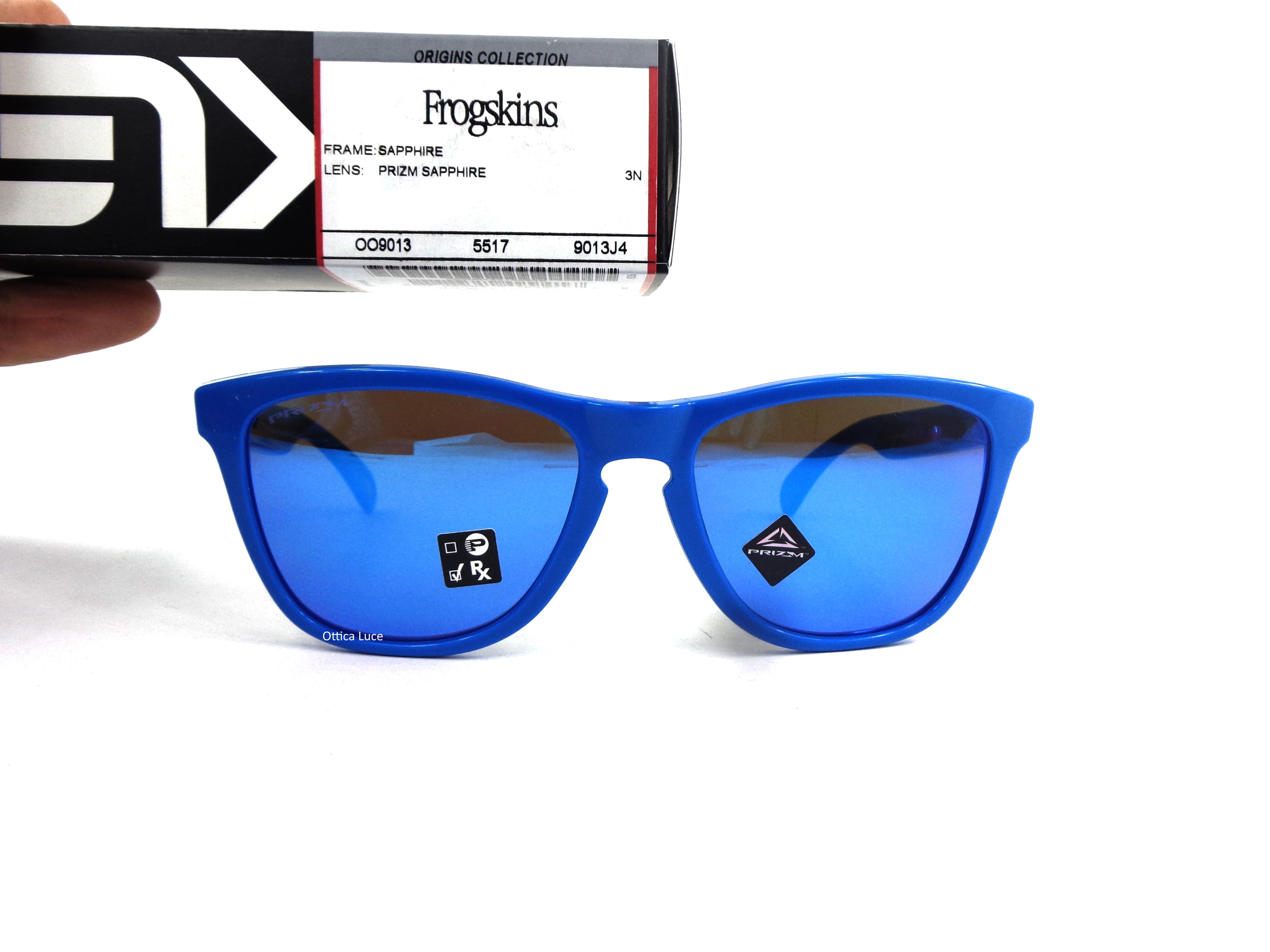 OAKLEY - Frogskins 9013 J4 Cycling Sport Racing Prizm Sapphire 9013J4 Origins Collection