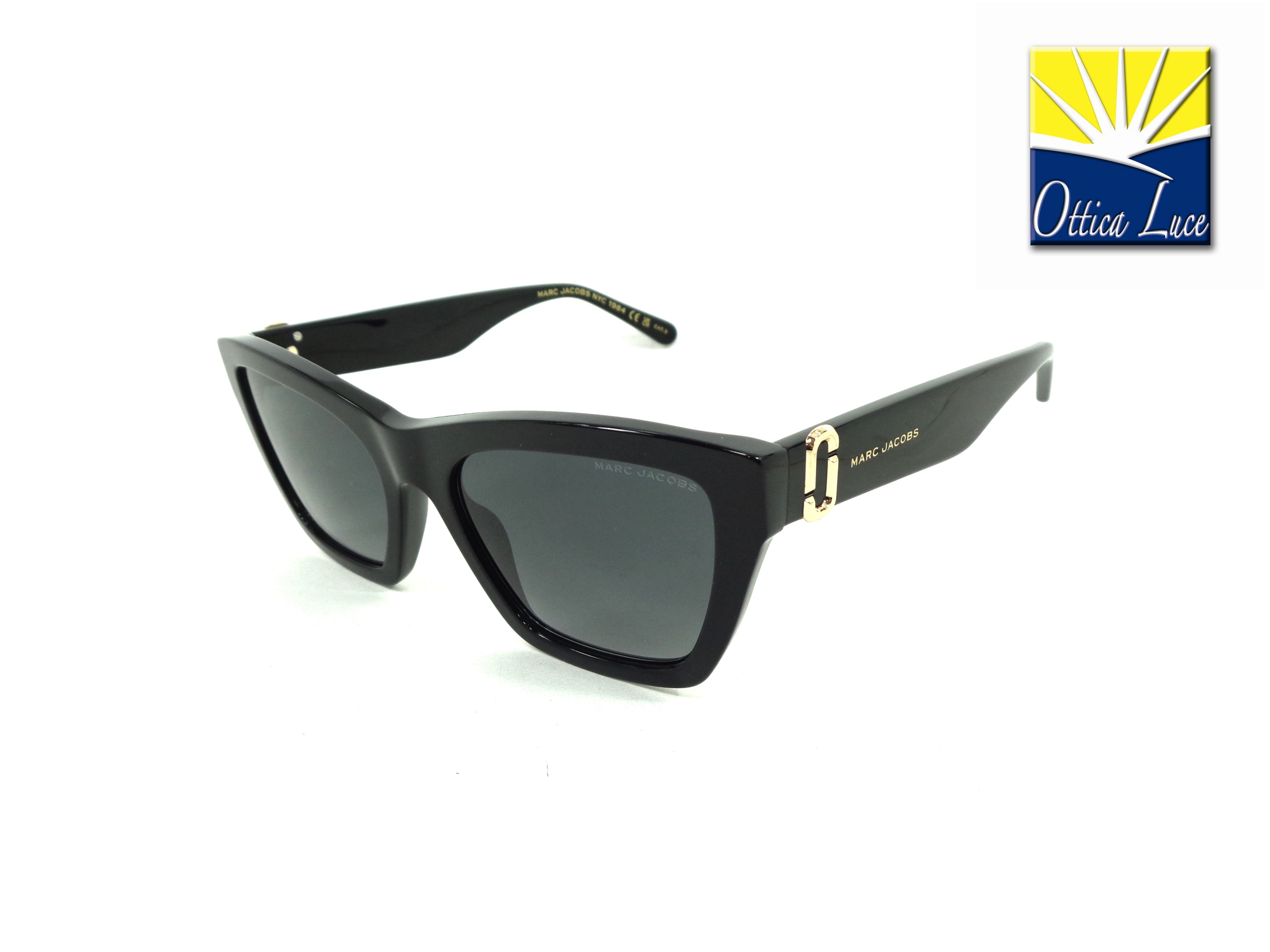 Marc Jacobs - 884/S 80790 Nero LUCIDO 884S Sole Donna