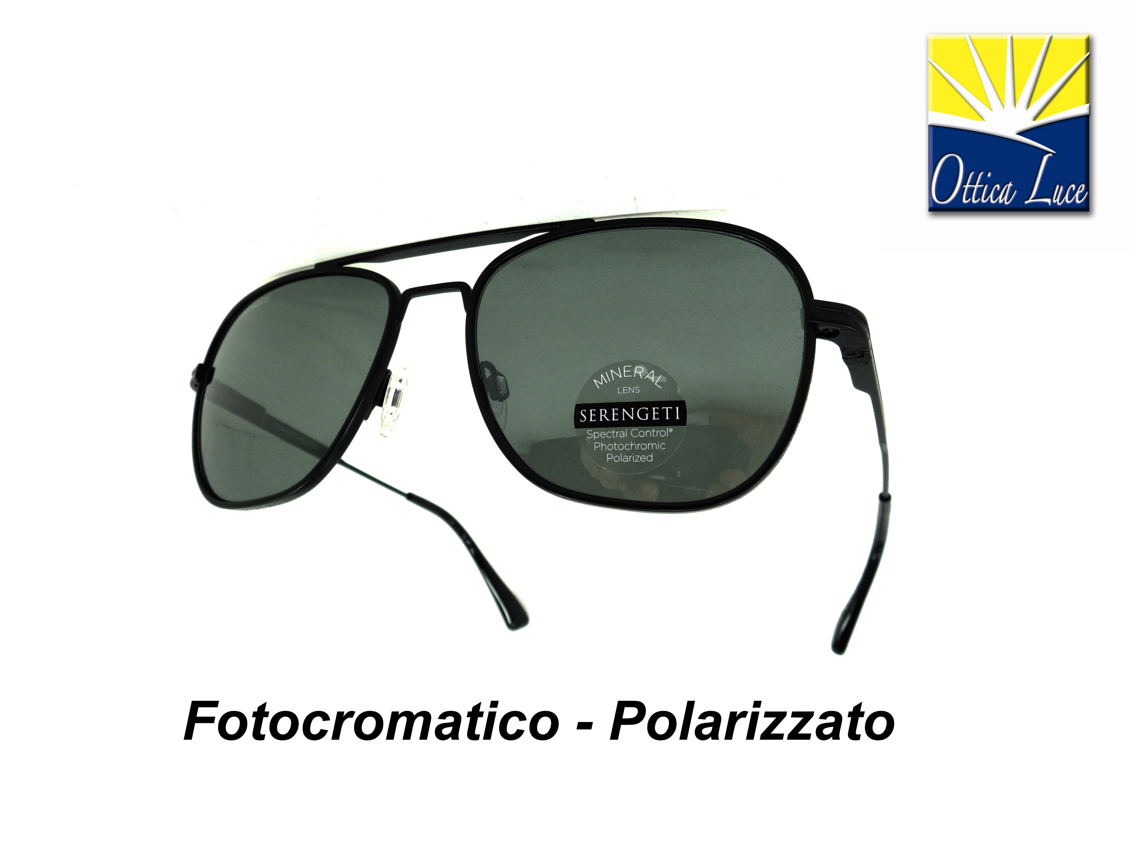 SERENGETI - Navigator Large SS867001 Onyx Polarizzato Fotocromatico Guida Pesca Sport 867001