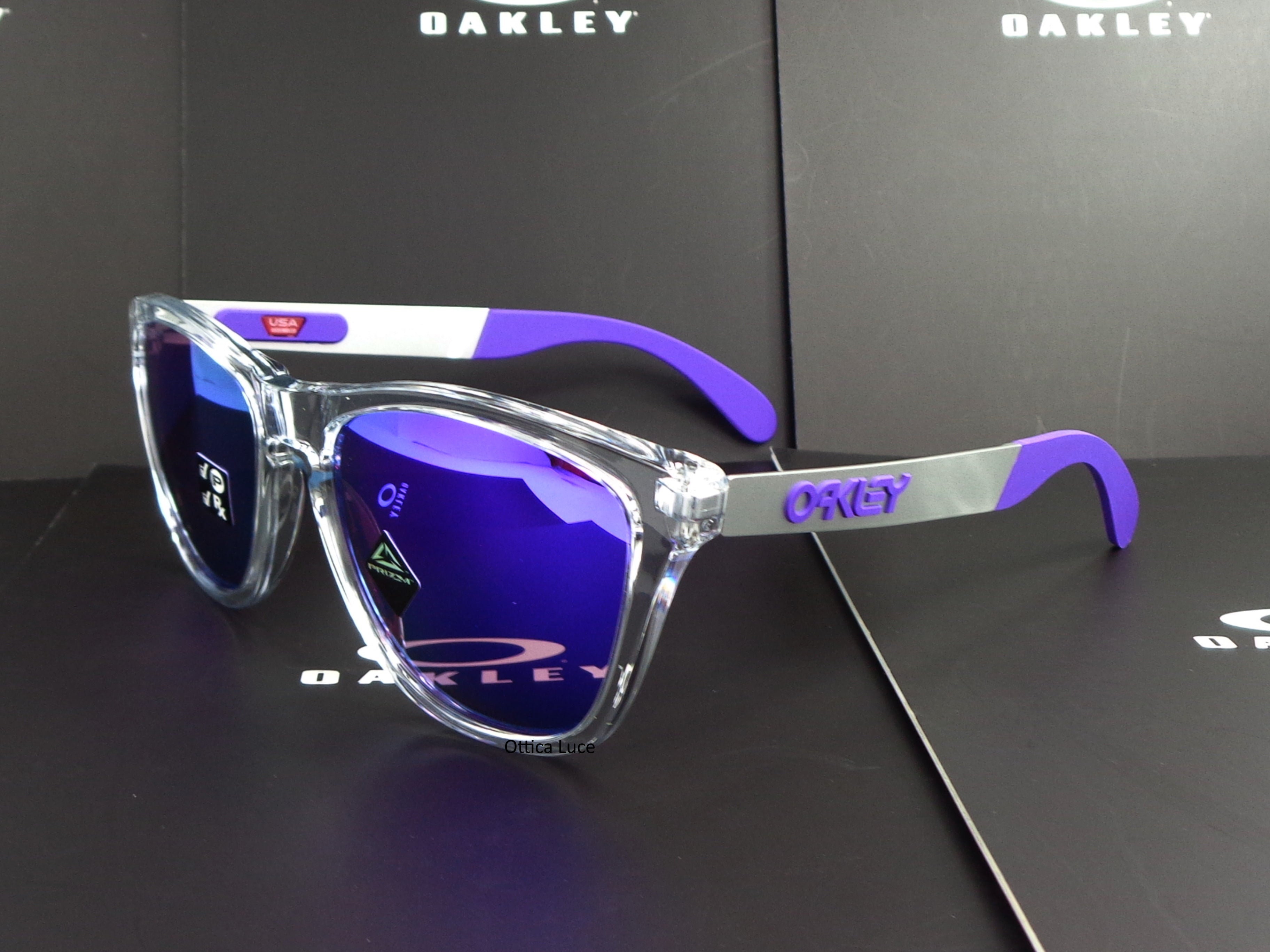 OAKLEY - Frogskins Mix 9428 17 Cycling Sport Racing Prizm Polarizzato 942817