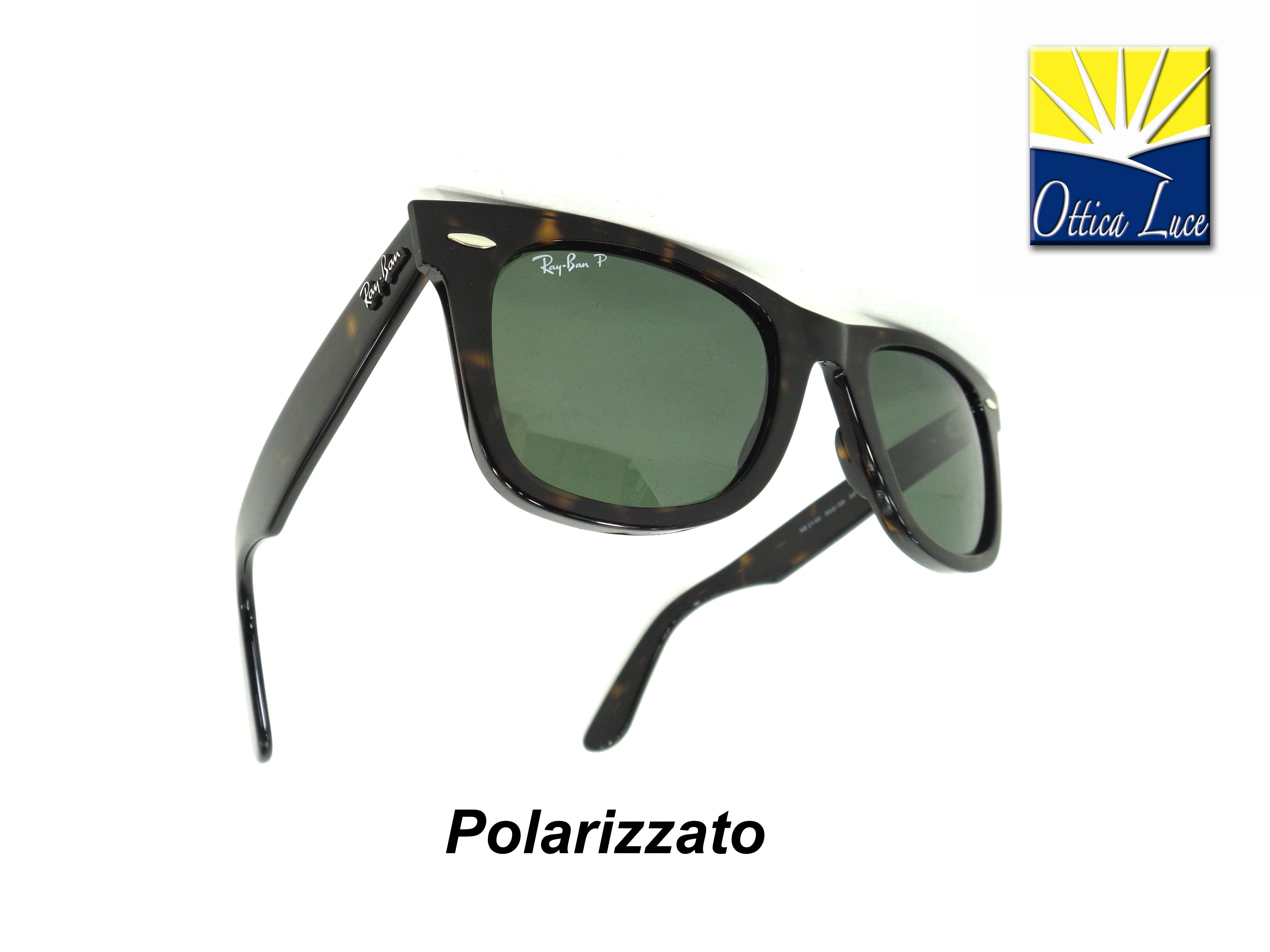RAY BAN - Original Wayfarer Classic 2140 902/58  Polarizzato Tortoise Tartaruga calibro 50 Blues Brothers 90258