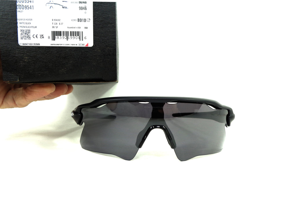OAKLEY - Radar Ev Heater 9541 02  Cycling Sport Racing Prizm Black Polarizzato 954102