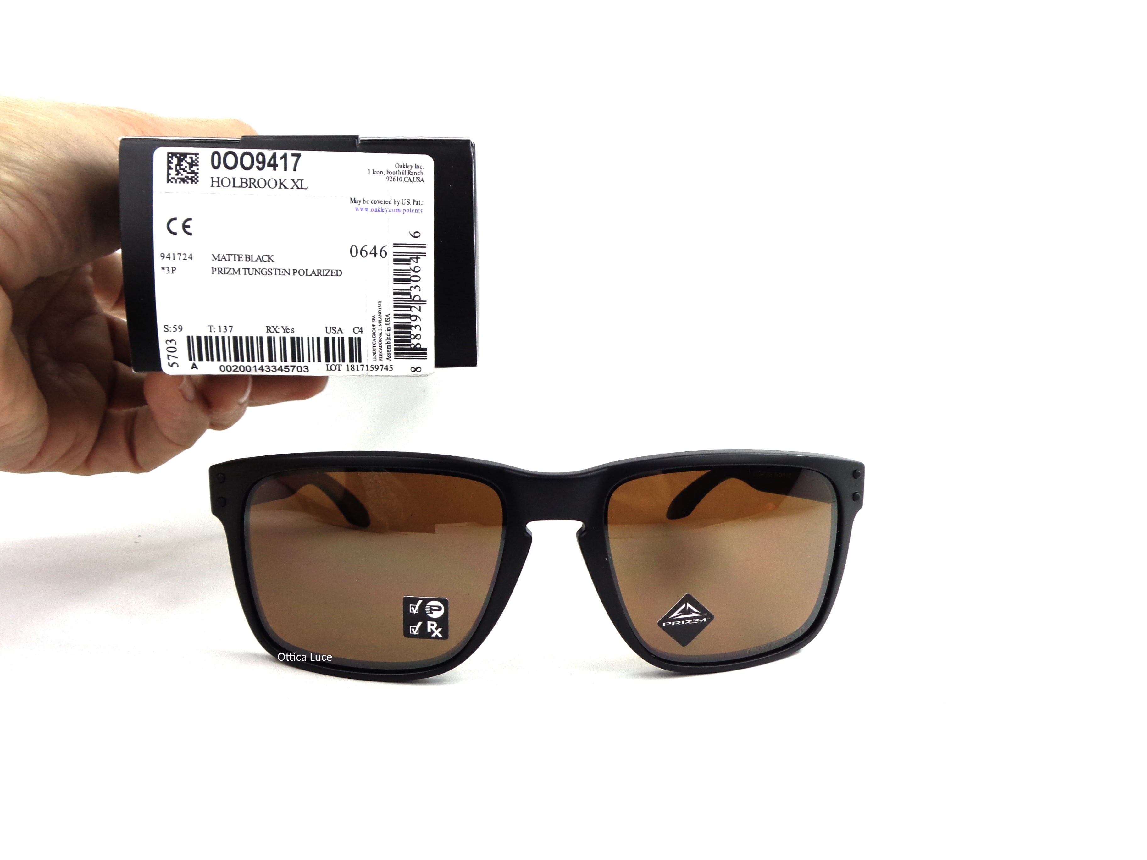 OAKLEY - Holbrook XL 9417 24 Cycling Sport Racing Prizm Tungstein Polarizzed 941724