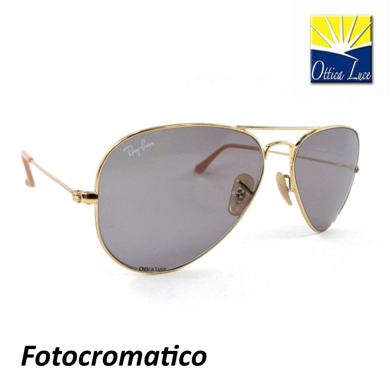 RAY BAN - Aviator Evolve Large Metal 3025 9064V8  Grigio Fotocromatico 9064 V8