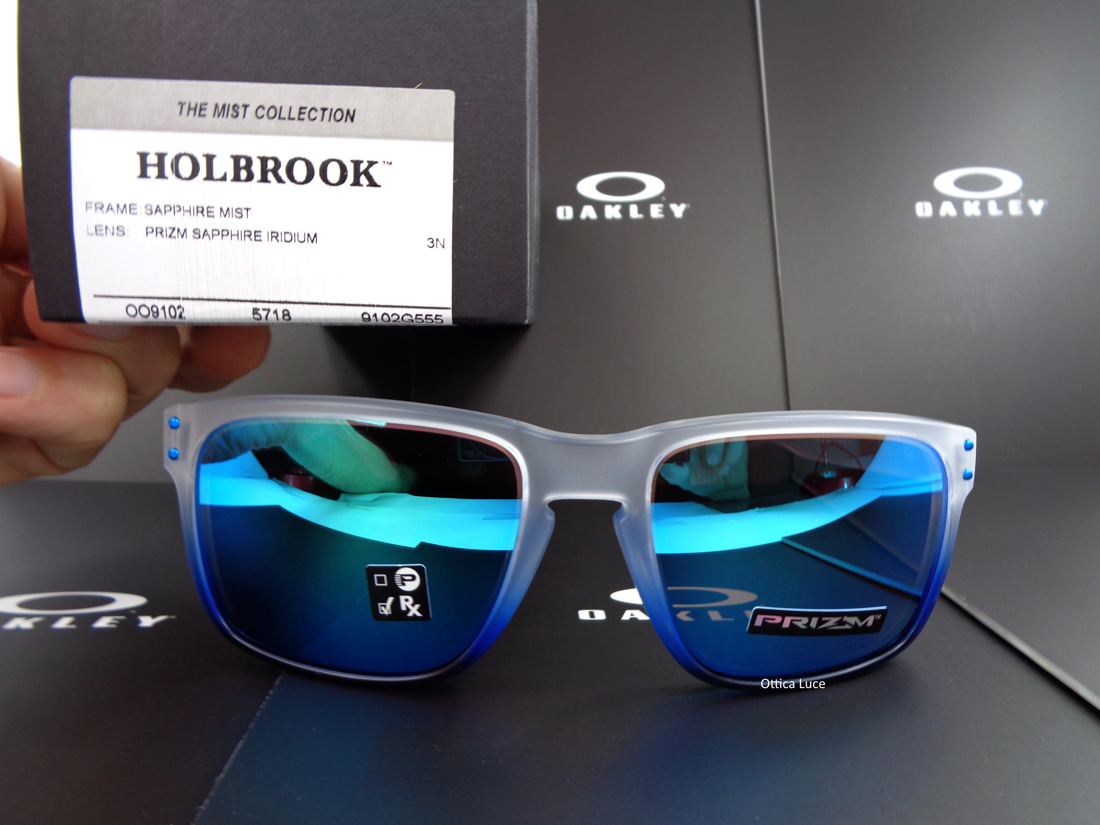 OAKLEY - Holbrook 9102 G5 Cycling Sport Racing Prizm Sapphire 9102G5