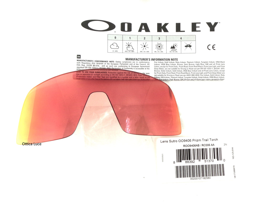 OAKLEY - Lenti di Ricambio Sutro Prizm Trail Torch 9406