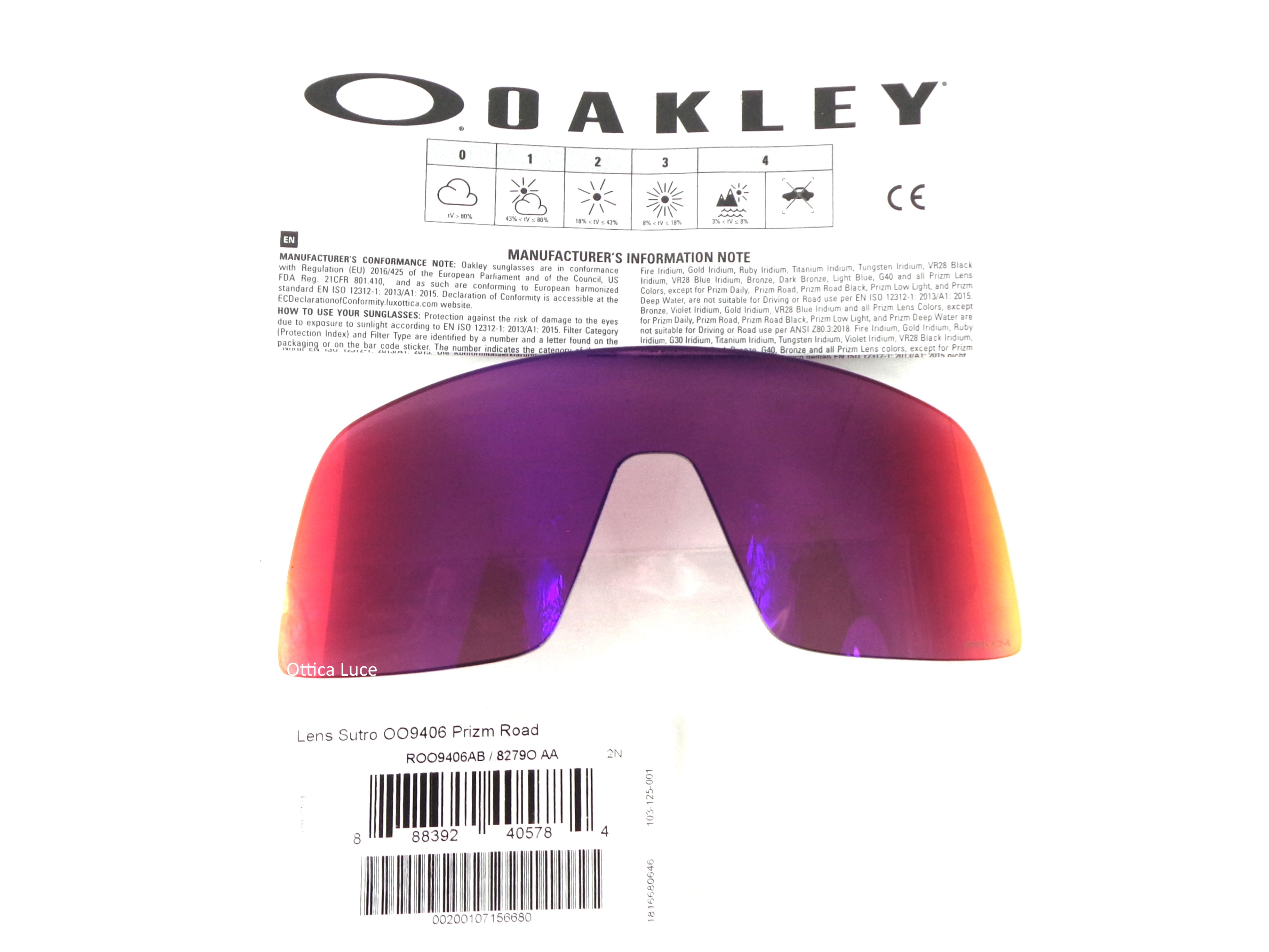OAKLEY - Lenti di Ricambio Sutro Prizm Road 9406