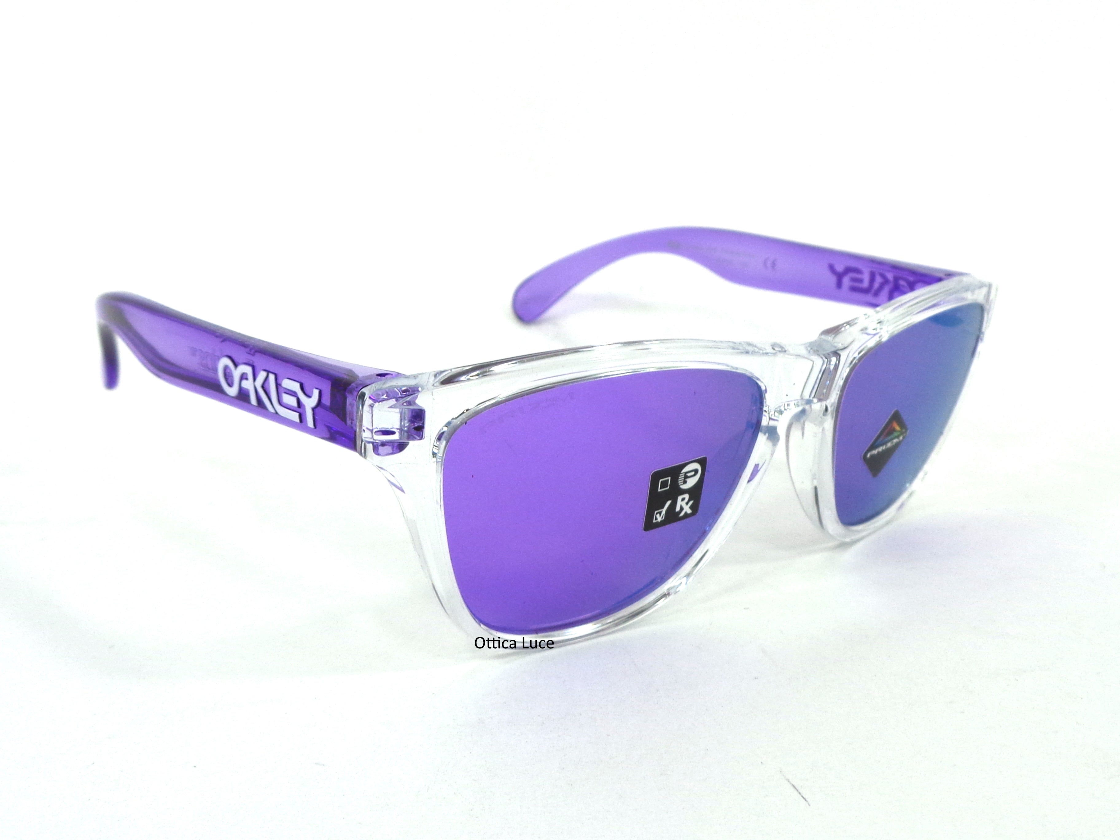 OAKLEY - Frogskins XXS 9009 03 Racing Sport Prizm Violet 900903 Extra Small Youth