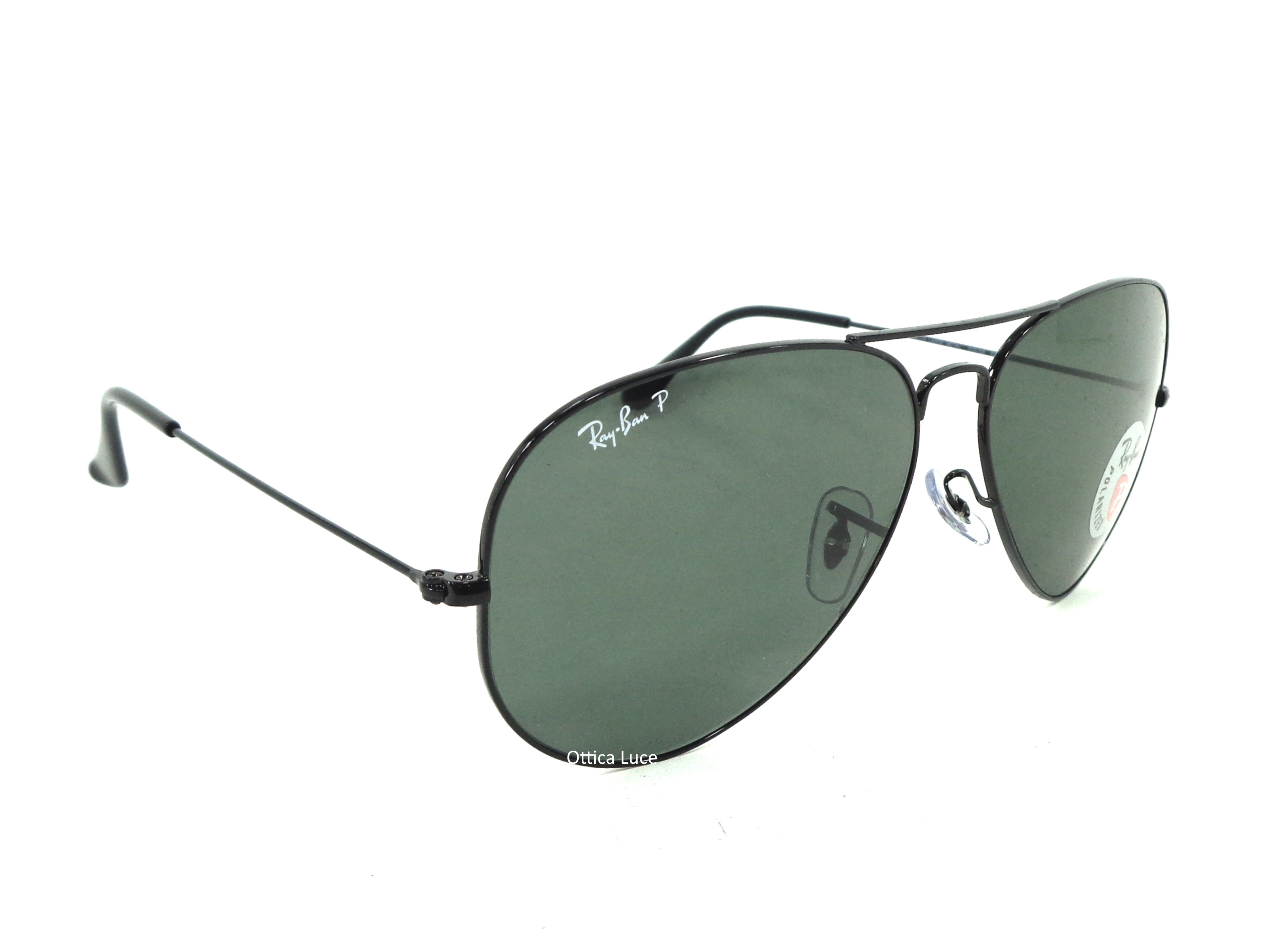 RAY BAN - Aviator Gradient Large Metal 3025 002/58 calibro grande 62 002 58 Polarizzato xxl