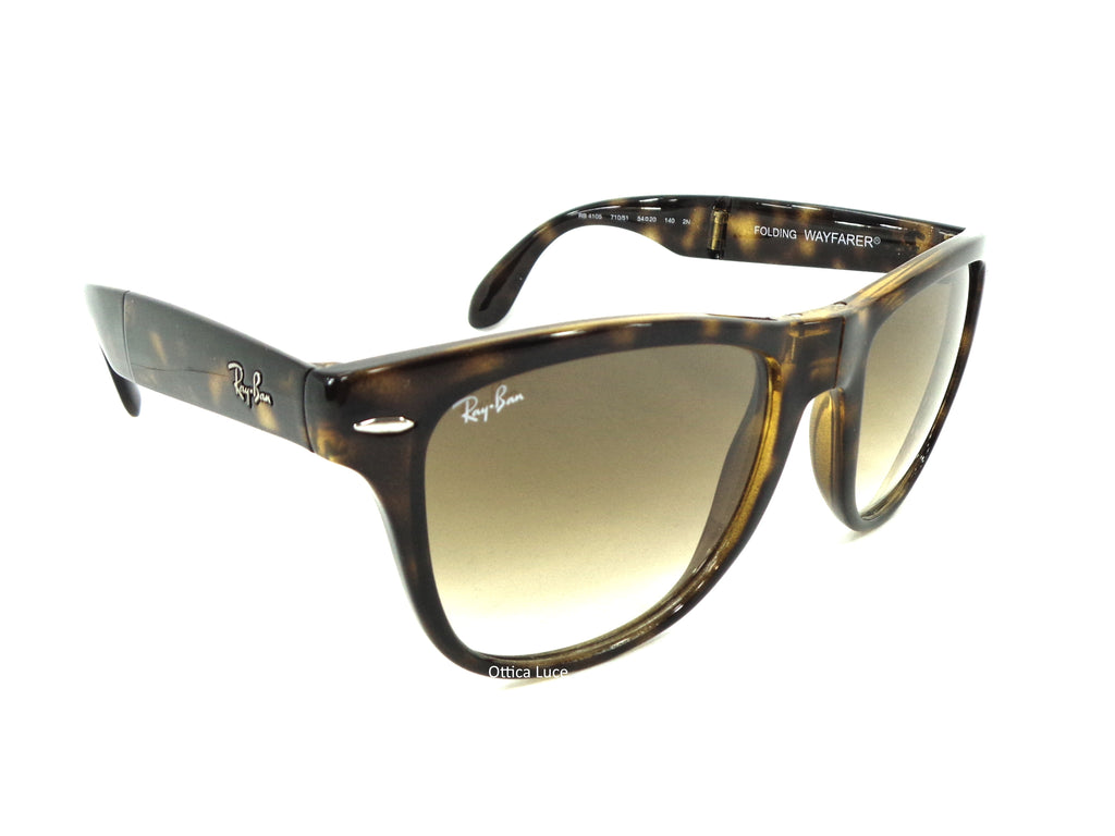 RAY BAN - Folding Waifarer 4105 71051 Calibro Grande 54 Pieghevole 710 51