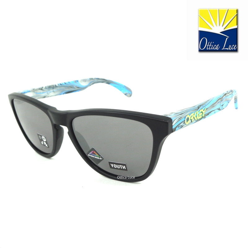 OAKLEY - Frogskins XS 9006 33 Racing Sport Prizm Black 900633 Youth Calibro Piccolo