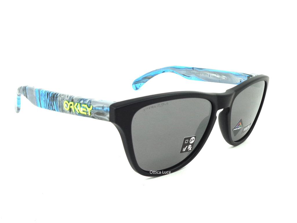 OAKLEY - Frogskins XS 9006 33 Racing Sport Prizm Black 900633 Youth Calibro Piccolo