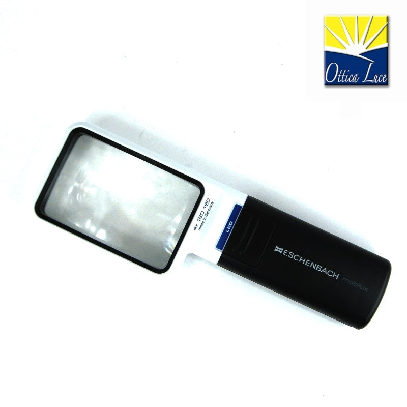 LENTE INGRANDIMENTO - Eschenbach Mobilux LED 4X 16D 5x8 cm