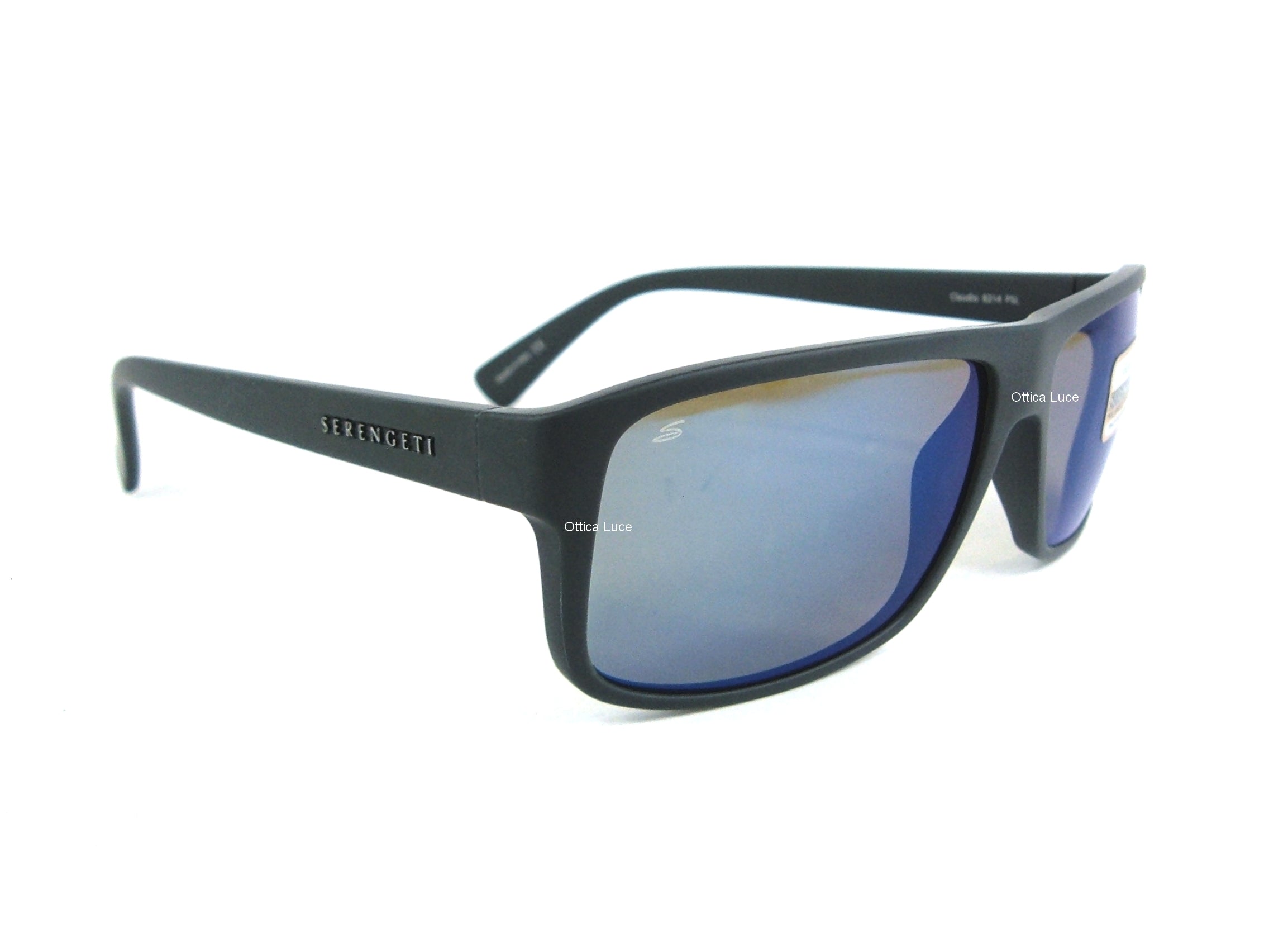 SERENGETI - Claudio 8214 Polarizzato Glass 555 Blue Fotocromatico Pesca Sport